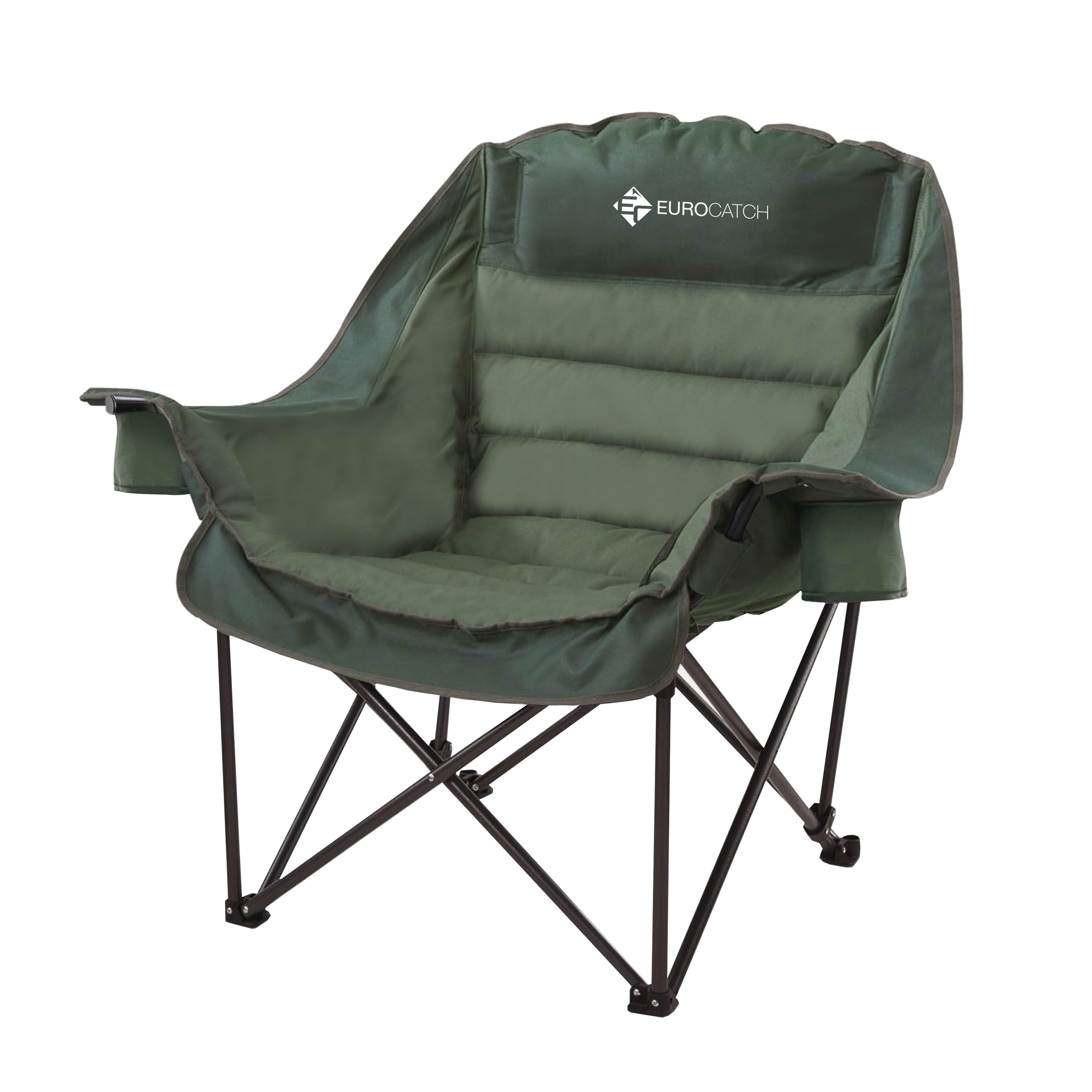 Eurocatch Comfy Club Chair XXL -  Klappbar mit 2 Getränkehaltern 