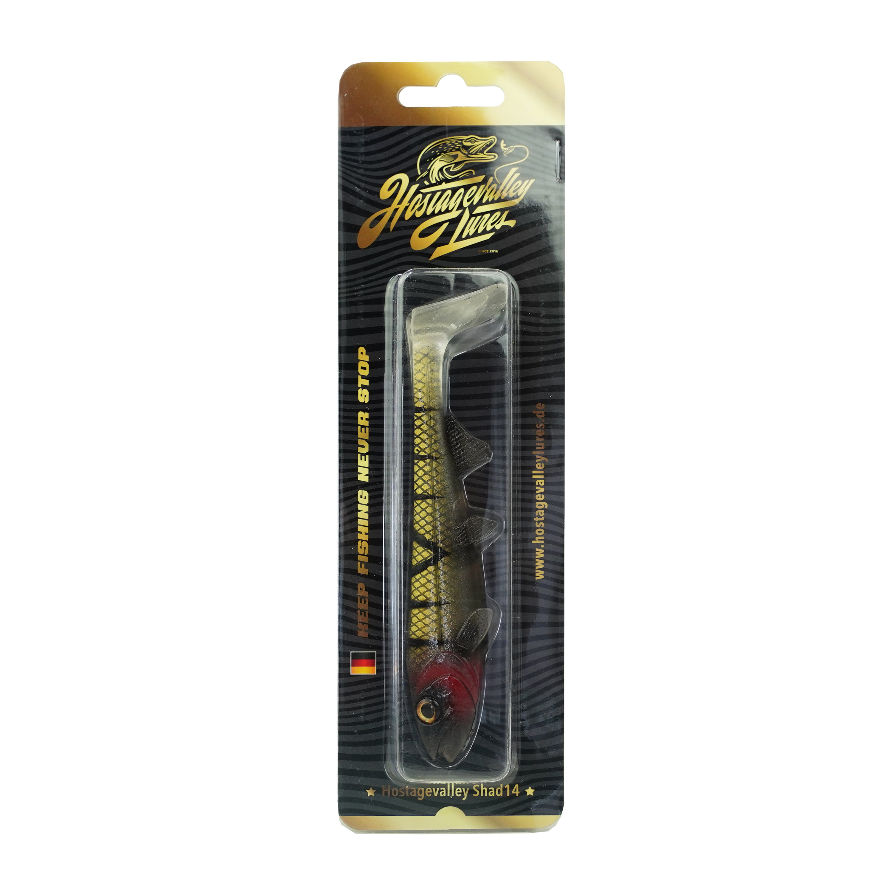 Hostagevalley Shad - Transparenter Barsch - 26cm