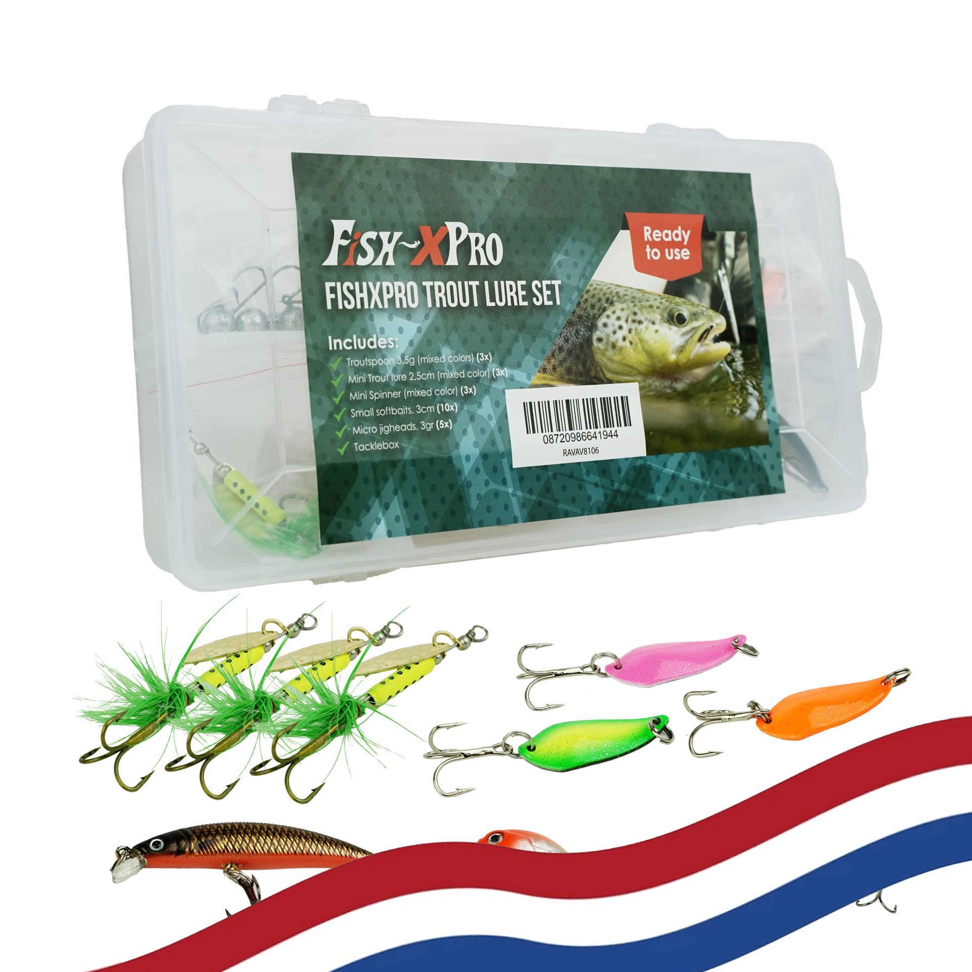 FishXpro Trout Lure Set - Forellenköder Set