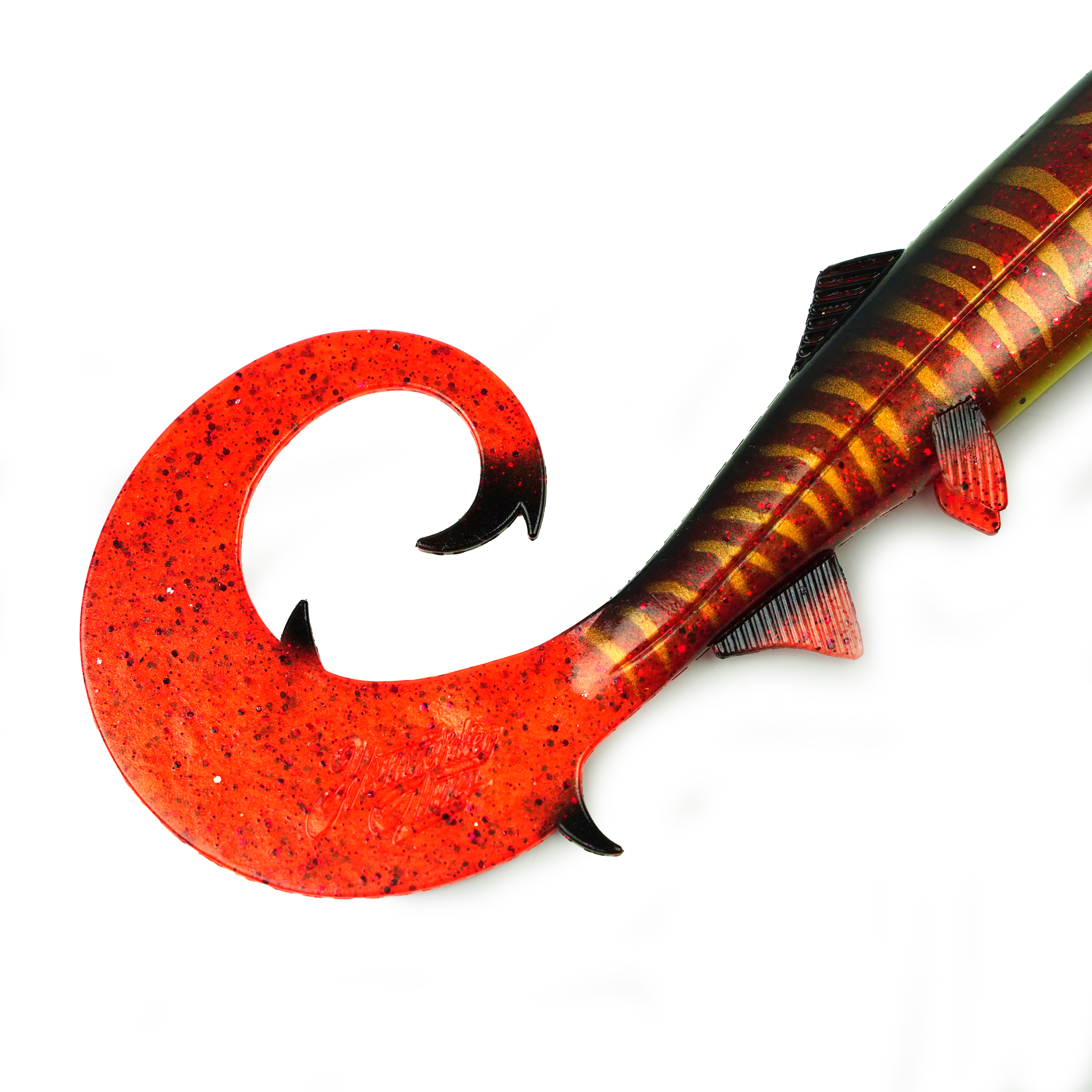 Hostagevalley Curlytail - Roter Hecht - 24cm