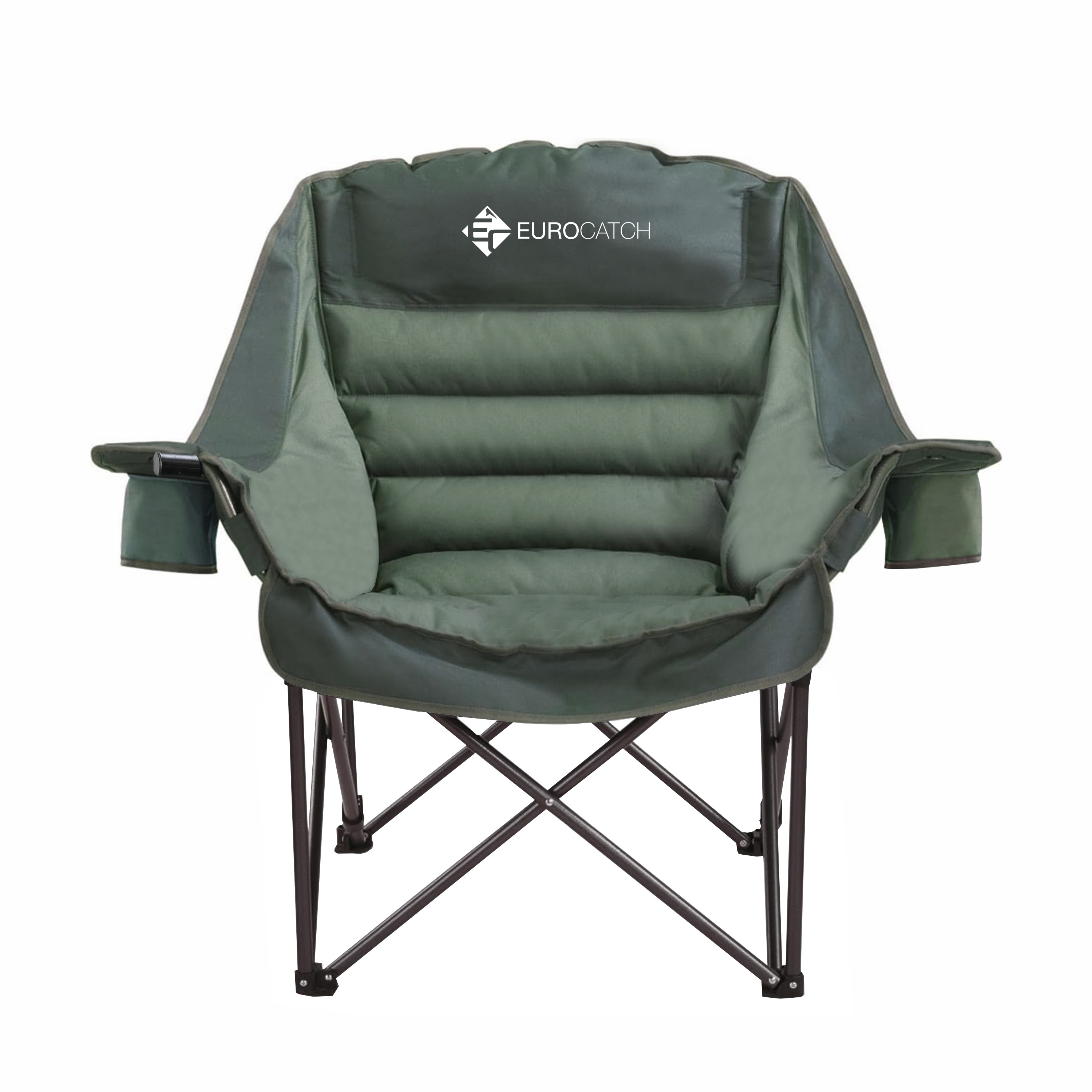 Eurocatch Comfy Club Chair XXL -  Klappbar mit 2 Getränkehaltern 