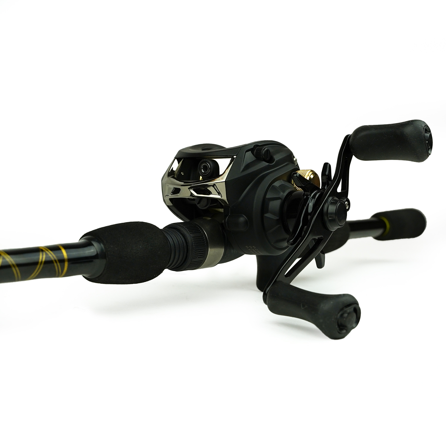 FISH-XPRO Baitcasting-Kombination | Raubfisch-Set | 1,95 m