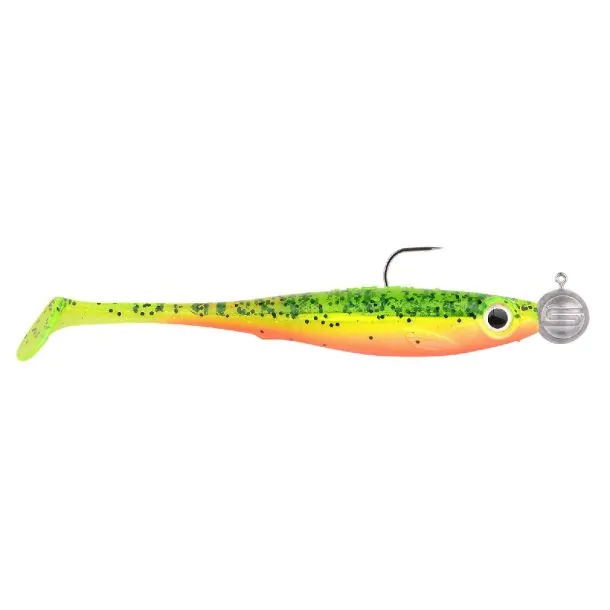 Spro Pop-Eye To Go 80 | UV-Barsch | 5+7g | Gummifisch