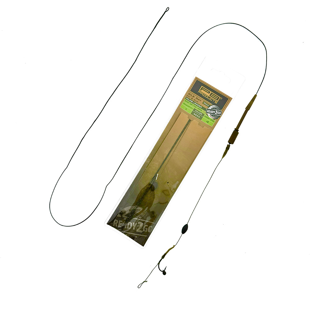 PB Products R2G Inline SR Leader 90/ Shot On The Hook Overloaded Rig - Size 4 - 2st. - Weed