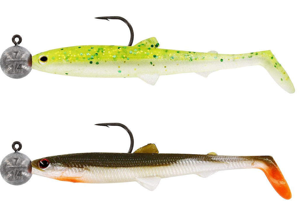 Westin - Bullteez Shadtail - R 'N R - 9.5Cm #4/0 7G - Dark Water Mix 5 - 2Pcs