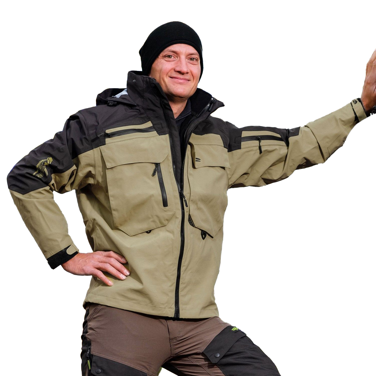 Legendfossil Outdoorjack Kenai - Waterdicht Outdoorjack - Fleecevoering - Winddicht - Desert Black - XL