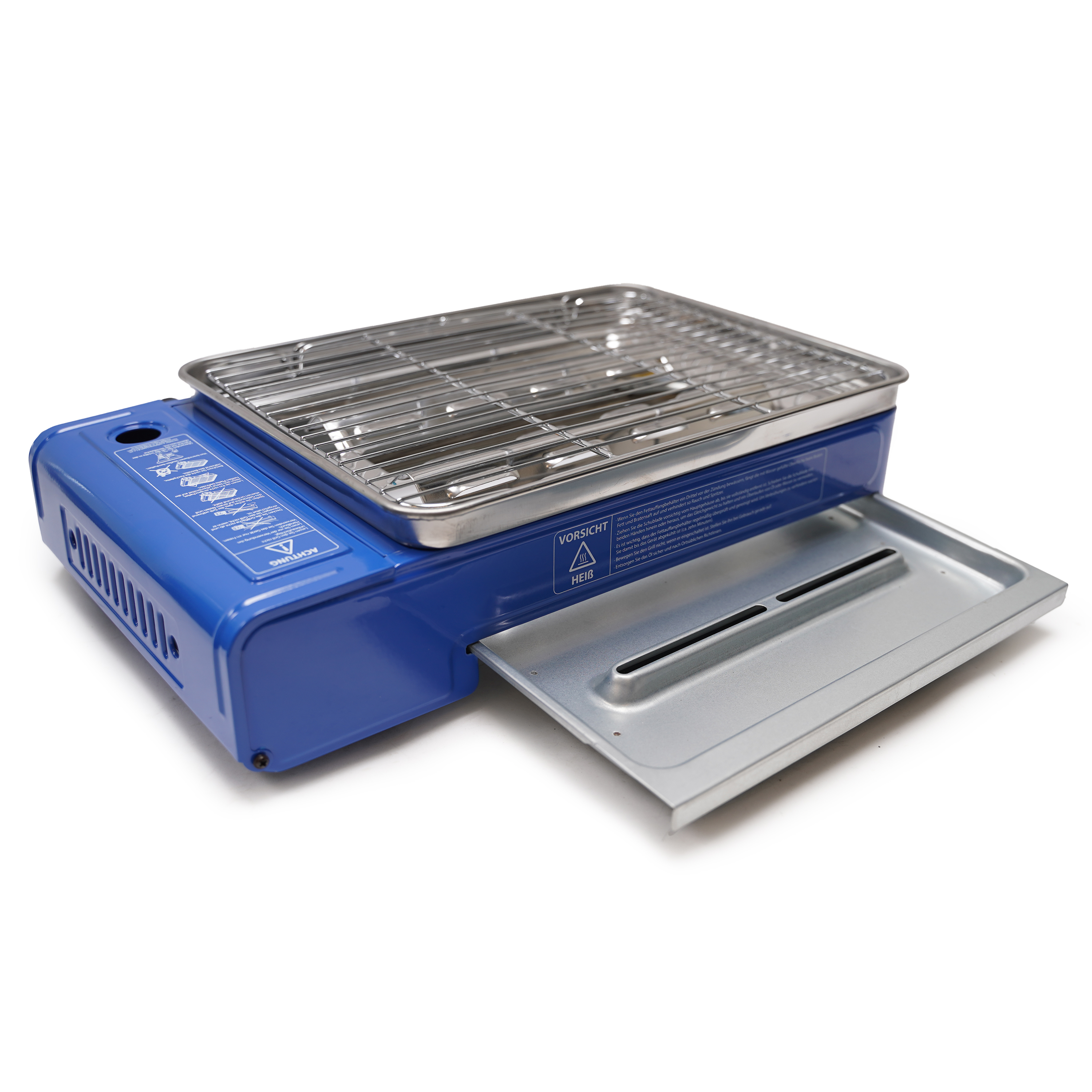 Eurocatch Butangas-Campinggrill Evergrill – Gasgrill – Campingkocher – Tischgrill – Tischgrill - incl 4 Gaskartuschen