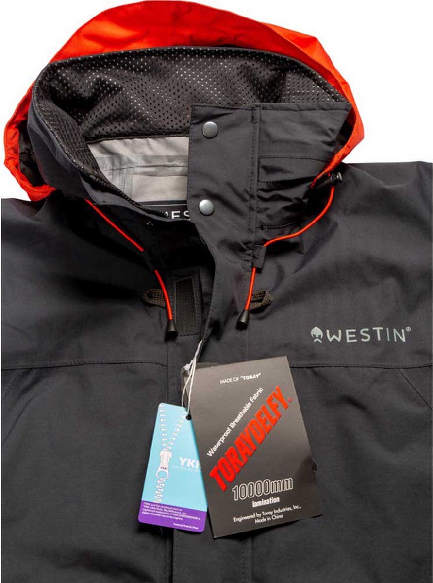 Westin W6 Rain Jacket - M - Steel Black