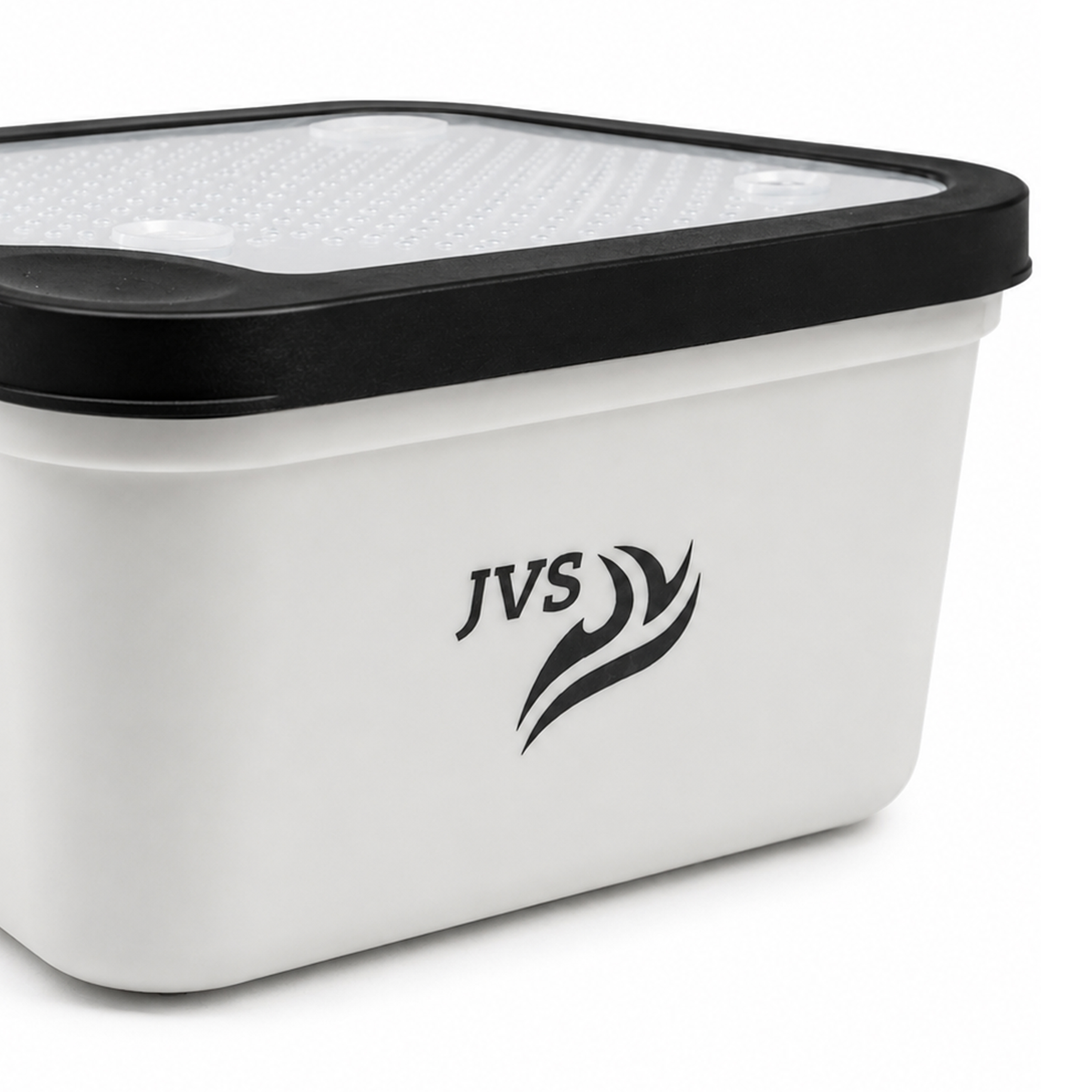 JVS Madenbox mit Gummidichtung – inklusive Pellet-Sieb – hoch
