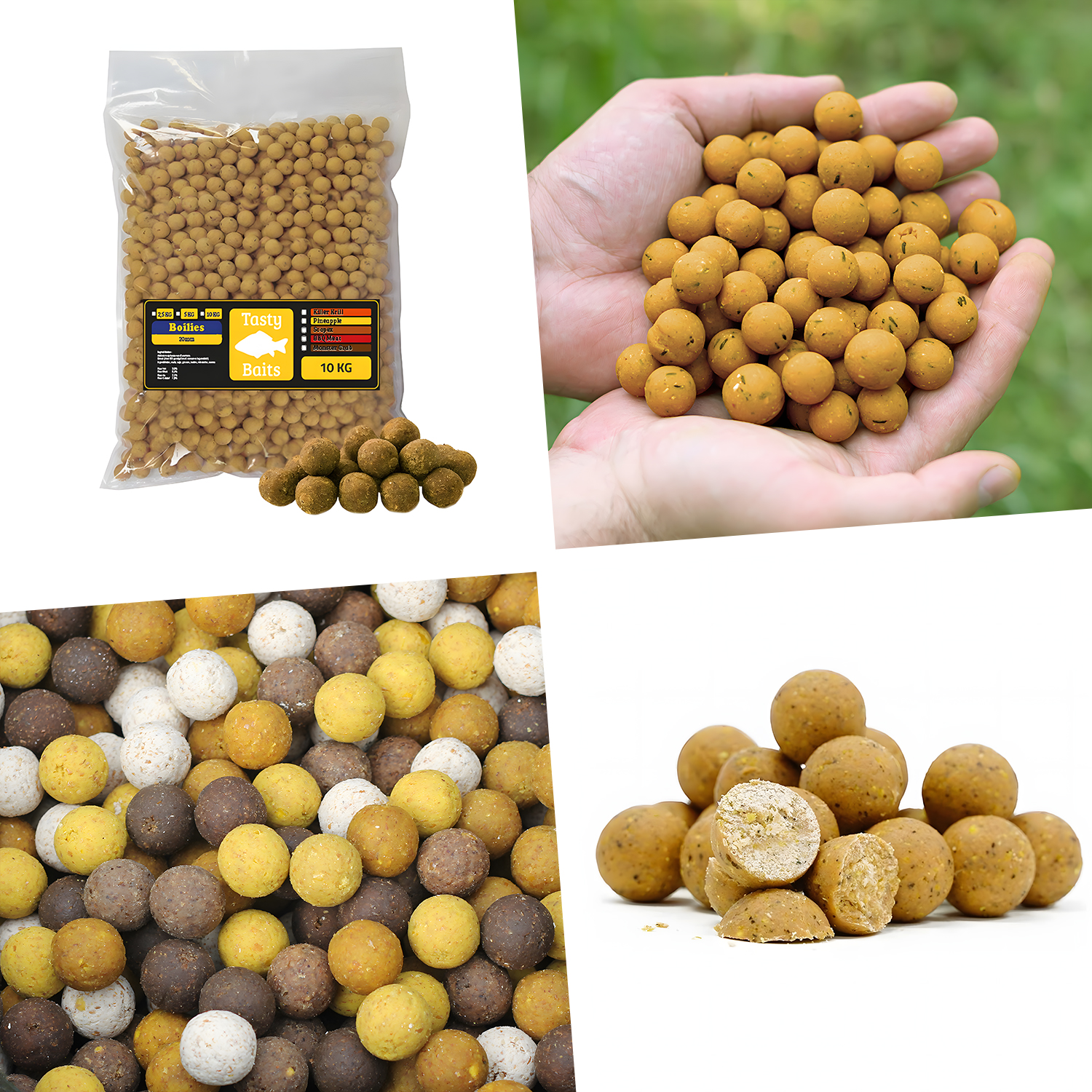 Tasty Baits | Mangocreme | Boilies | 20mm | 10kg