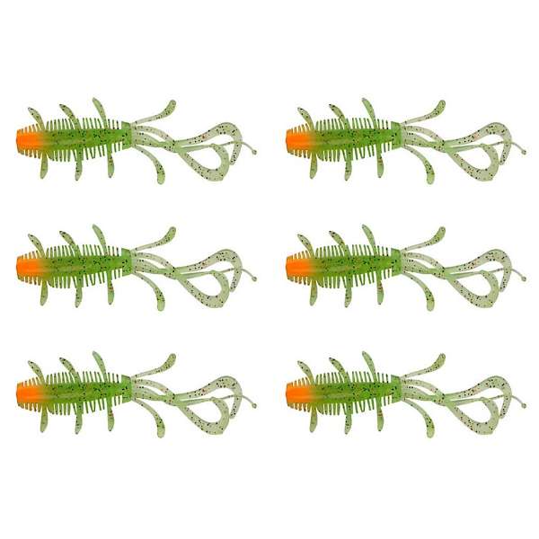 Berkley PowerBait Sick Bug | Feuertiger | 10cm | 6 Stück