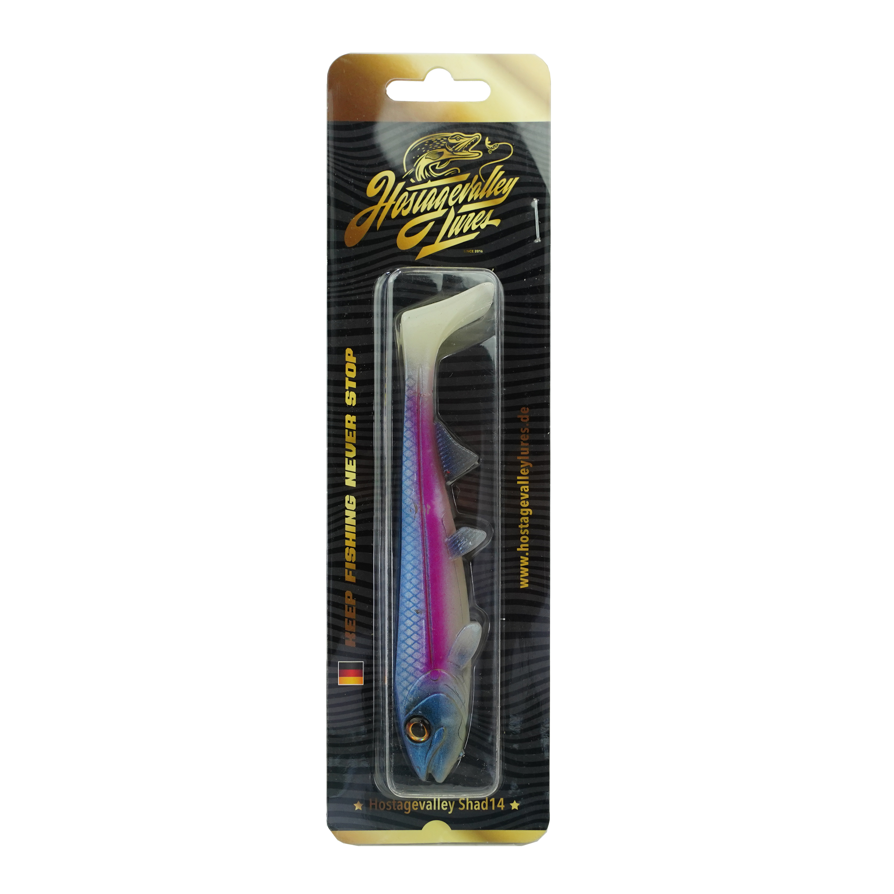 Hostagevalley Shad - Magenta Glanz - 18cm