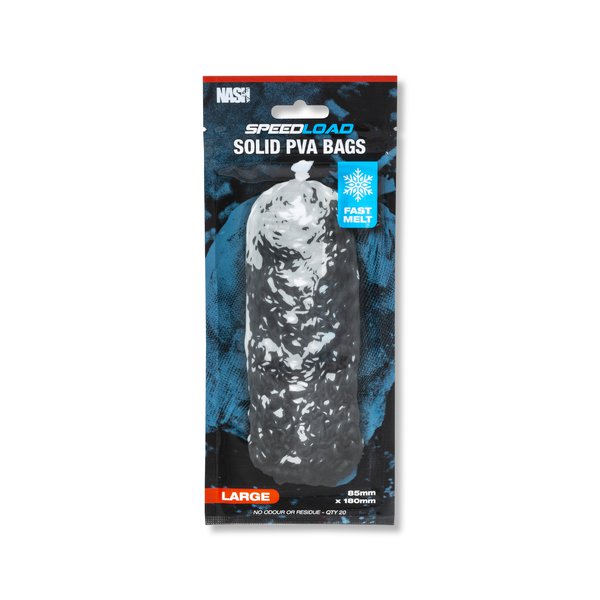 Nash - Speedload - Solid PVA Bags - Fast Melt - Large