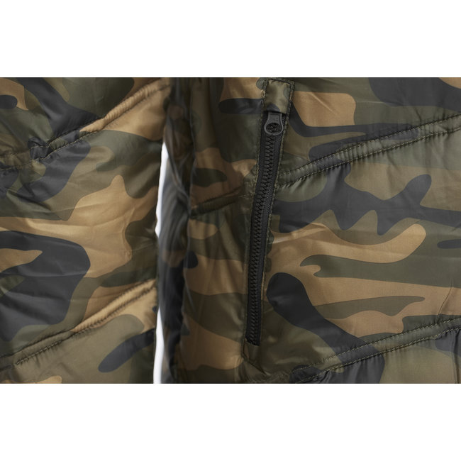 Bank Bound Bomber Jacket Camo L