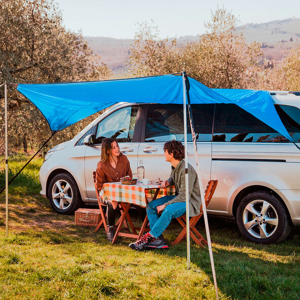 Wellactive Wasserdichtes Auto-Vorzelt für Wohnmobil, SUV und Wohnwagen