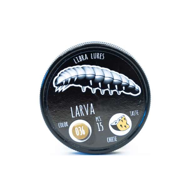 Libra Lures Larve | Kaffeemilch | 3,5cm | 12 Stück