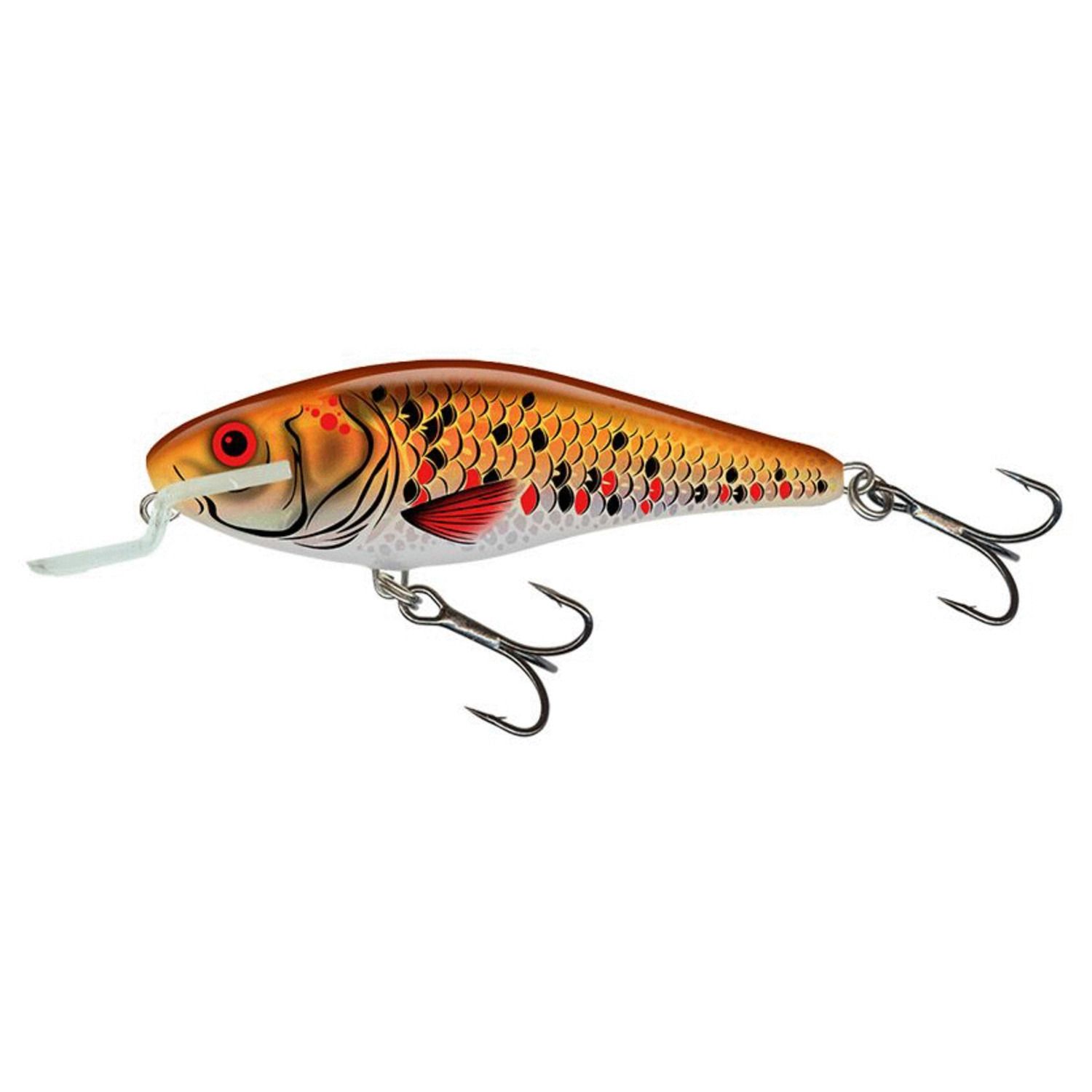 Fox Salmo Executor 7 Shallow Runner Holographic Golden Back
