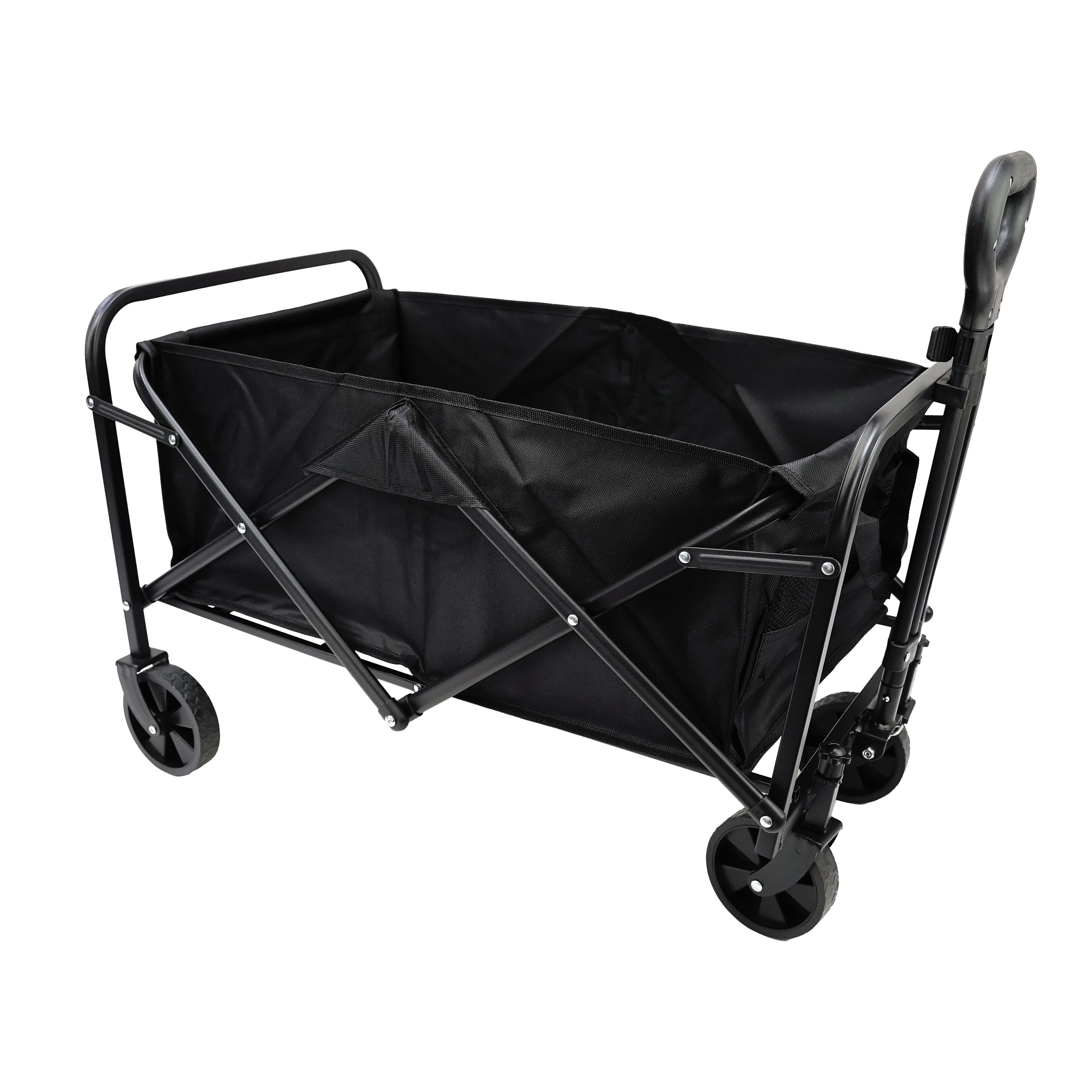Eurocatch Folding Wagon - Opvouwbare Transportkar 75x62x86 cm - Inklapbare Bolderkar met Wielen
