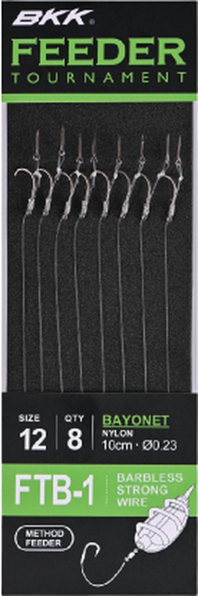 BKK Feeder Tournament - FTB-1 Bayonet Rigs - Size 14#