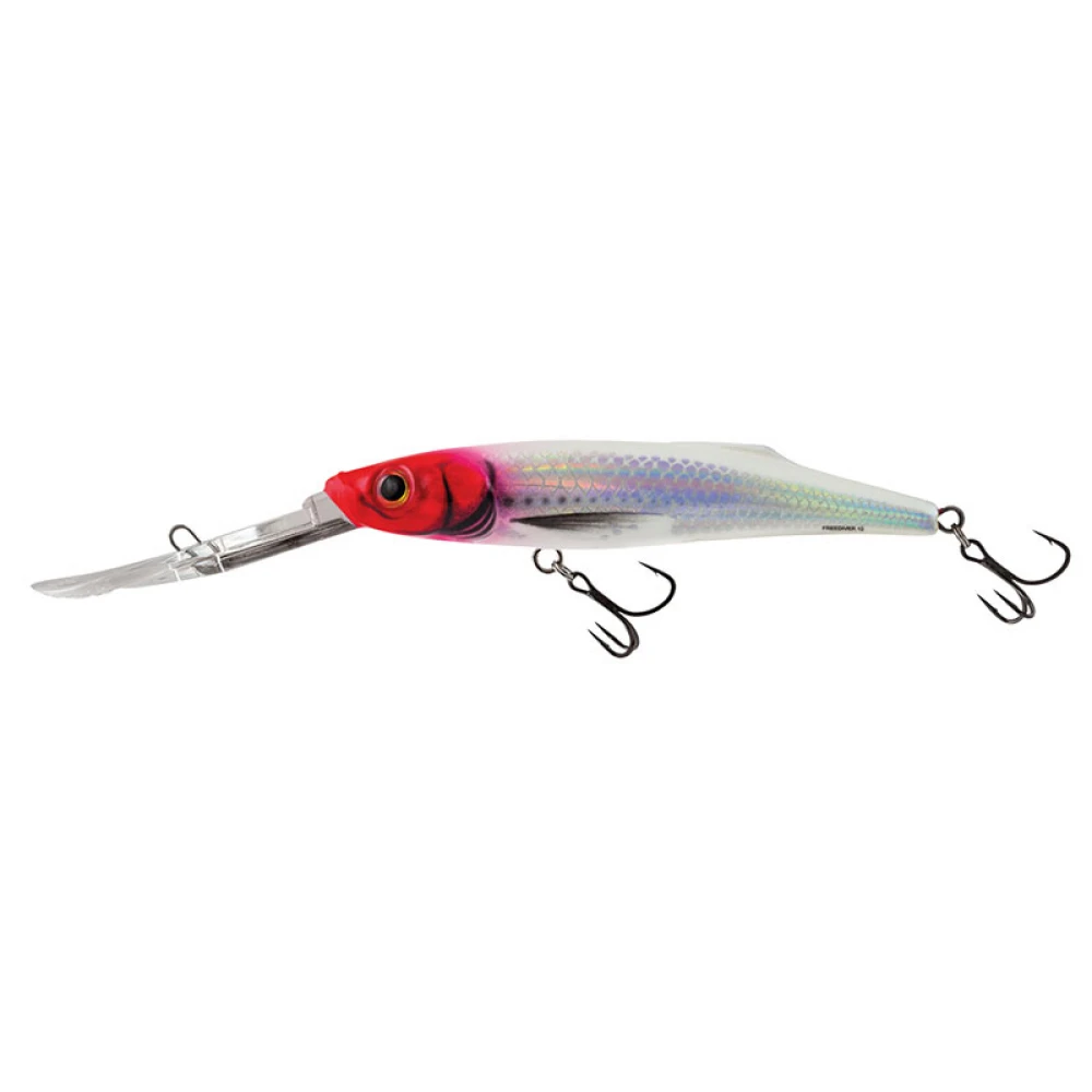 Salmo Freediver - Super Deep Runner - 9cm - Holographic Red Head
