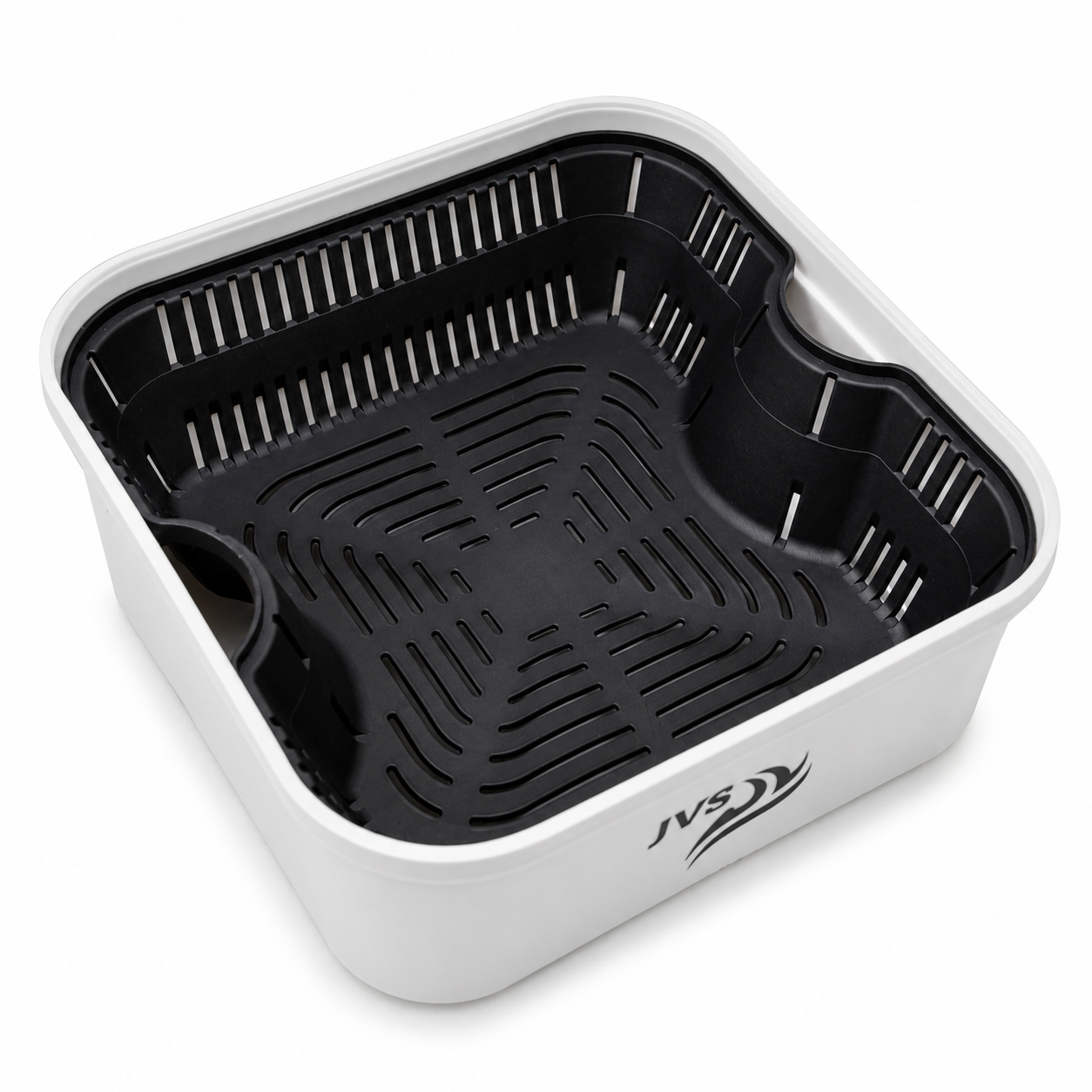 JVS Madenbox mit Gummidichtung – inklusive Pellet-Sieb – flach
