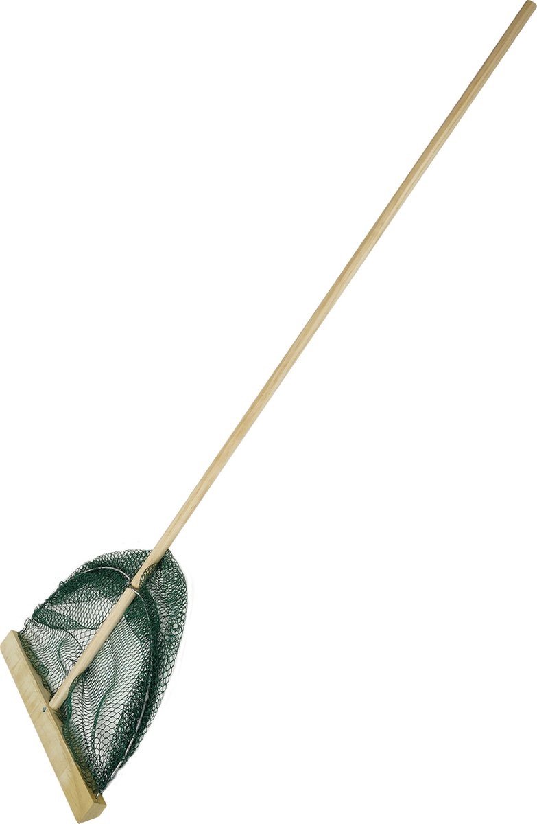 Eurocatch Garnelennetz L – 30 cm Breit – Holzstiel 107 cm – Keschernetz – Fischernetz – Kescher - 2 Stuck