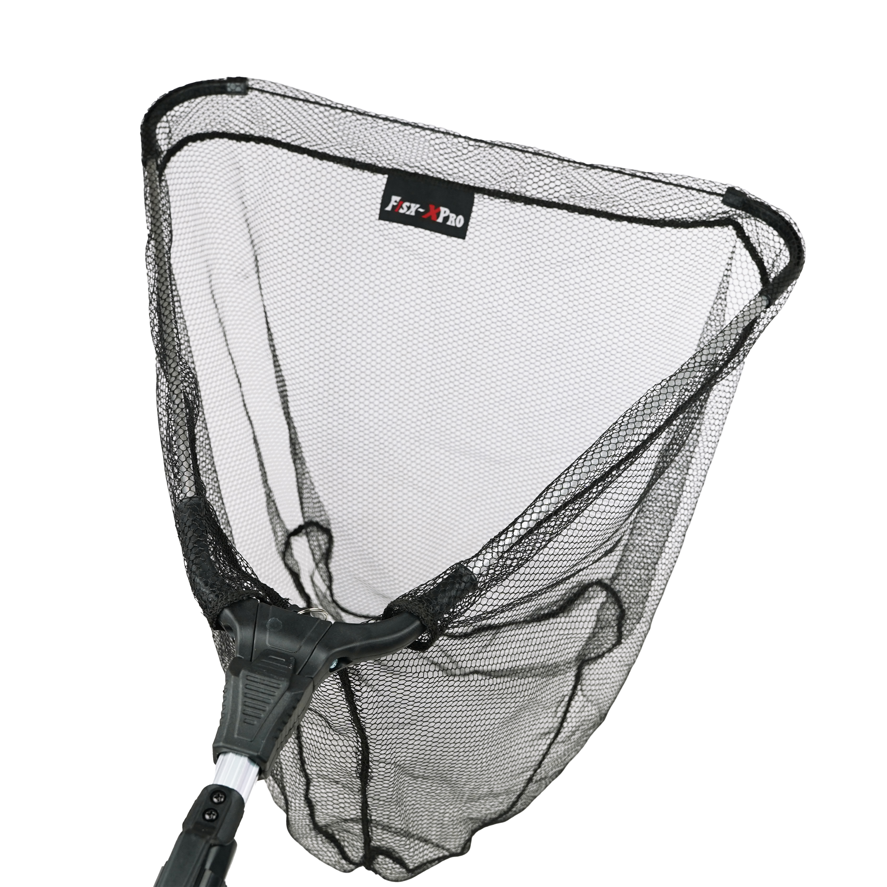 FishXpro Allround Kescher Set - Teleskopischer Kescher 50x50cm - Abhakmatte 100x30cm