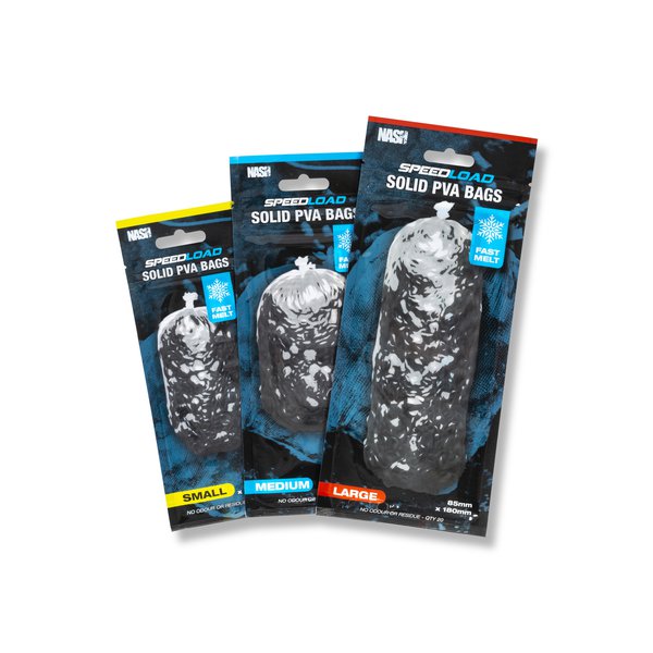 Nash - Speedload - Solid PVA Bags - Fast Melt - Large