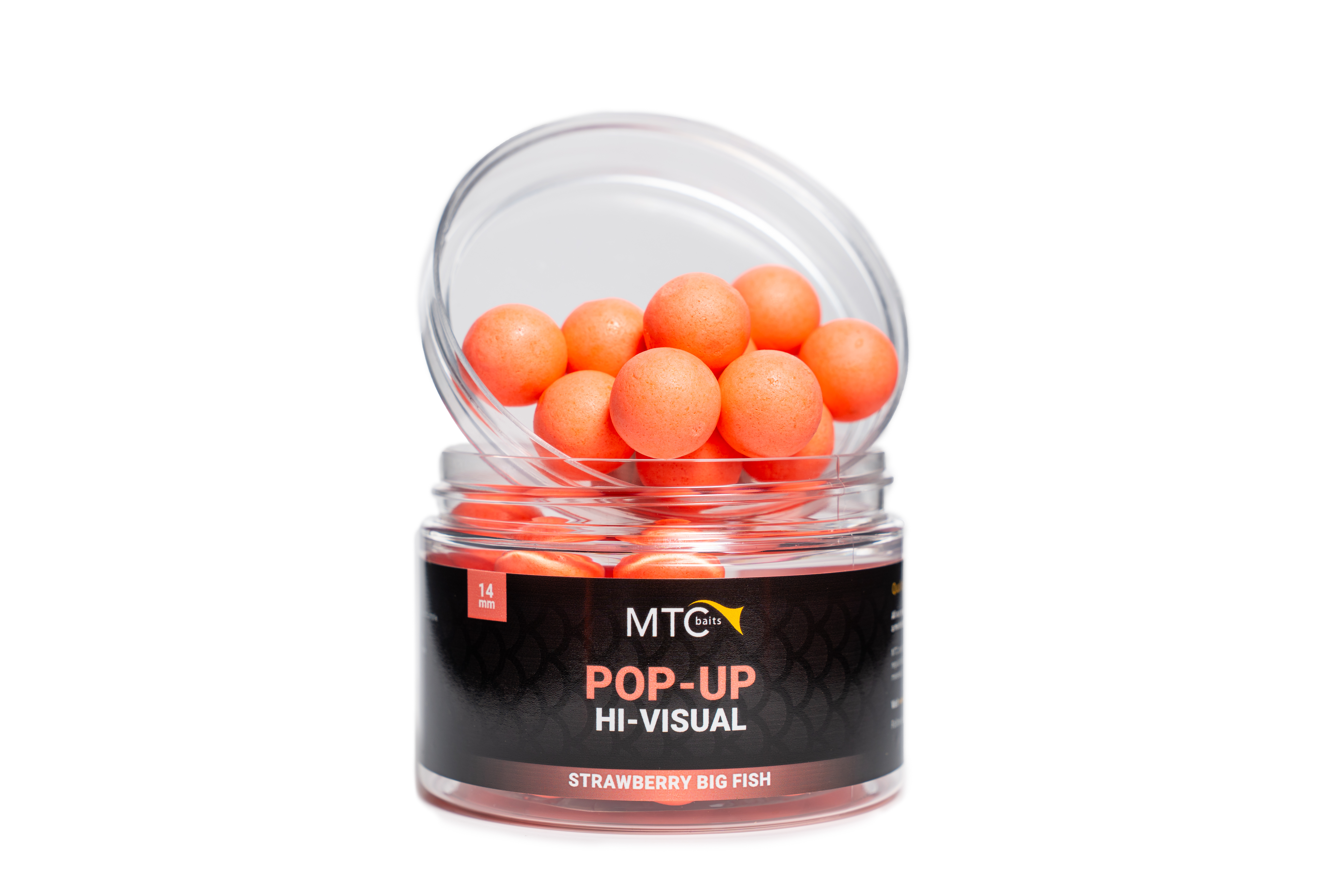 MTC Pop-Up Hi-Visual - Strawberry Big Fish - 14 mm
