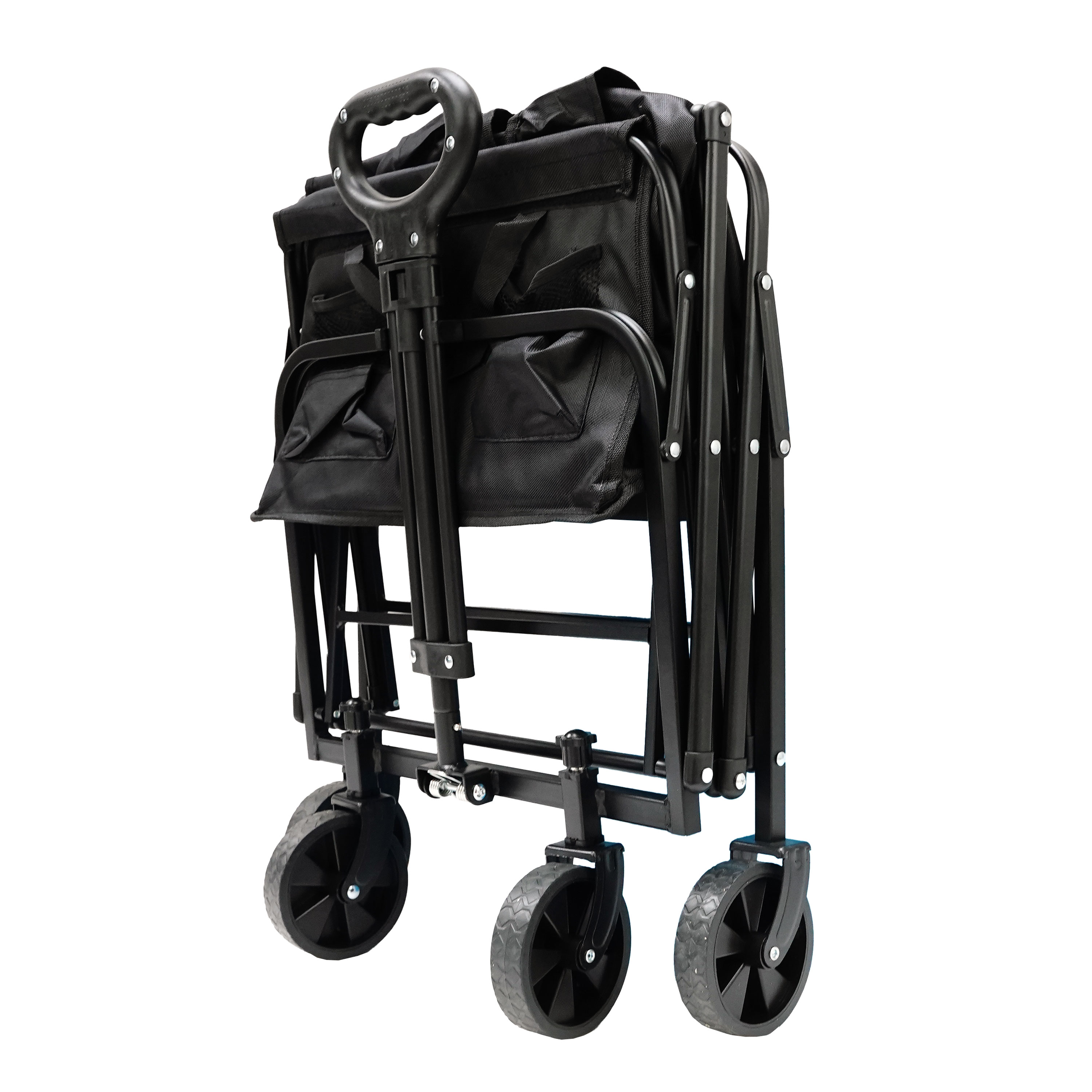 Eurocatch Folding Wagon - Opvouwbare Transportkar 75x62x86 cm - Inklapbare Bolderkar met Wielen
