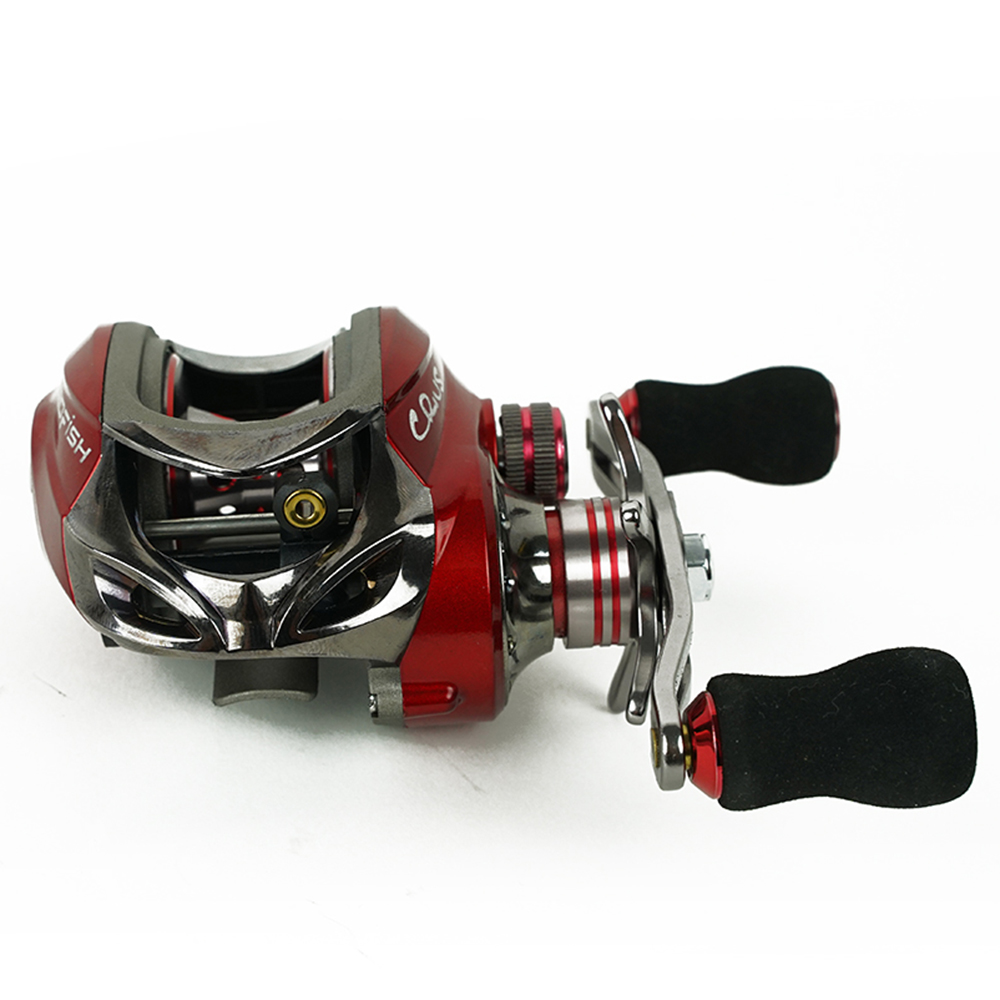 Profish Crius | Baitcast Reel LH | Ratio 7.0: 1 | Farbe Rot