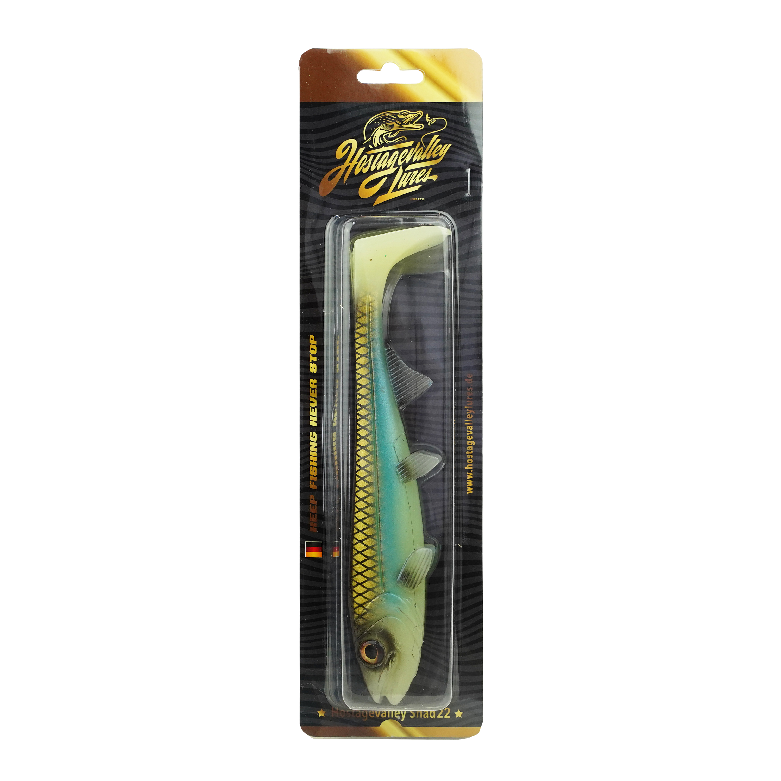 Hostagevalley Shad - Gold Attack - 26cm