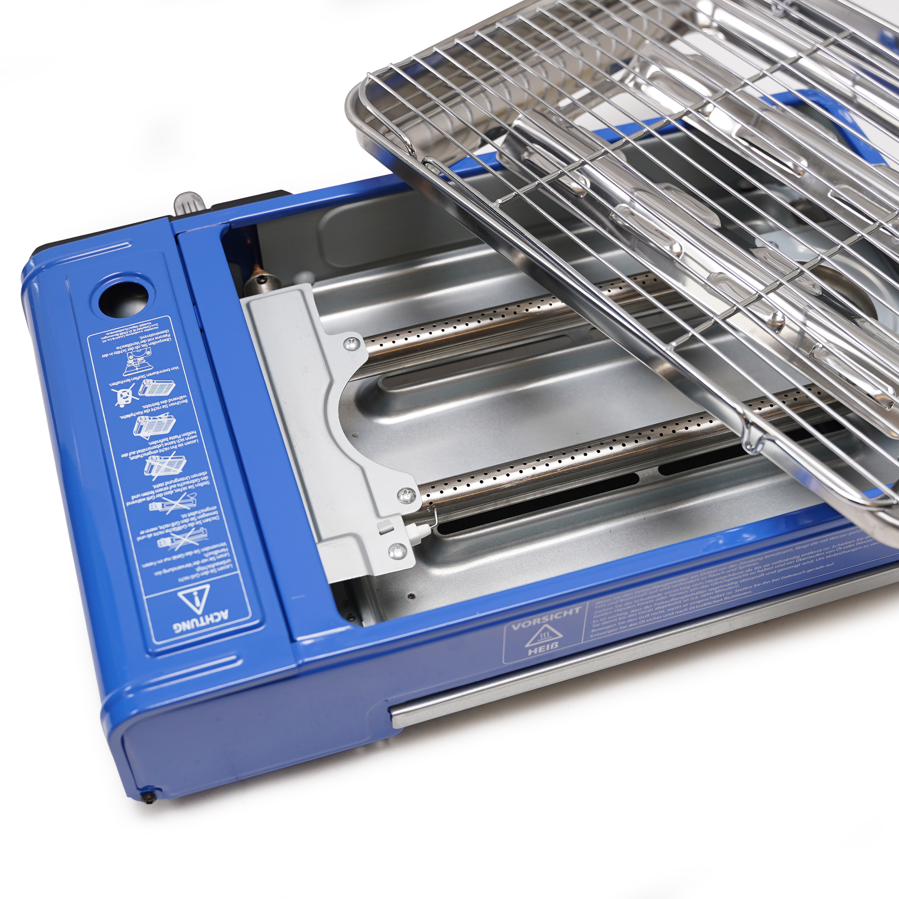 Eurocatch Butangas-Campinggrill Evergrill – Gasgrill – Campingkocher – Tischgrill – Tischgrill - incl 4 Gaskartuschen