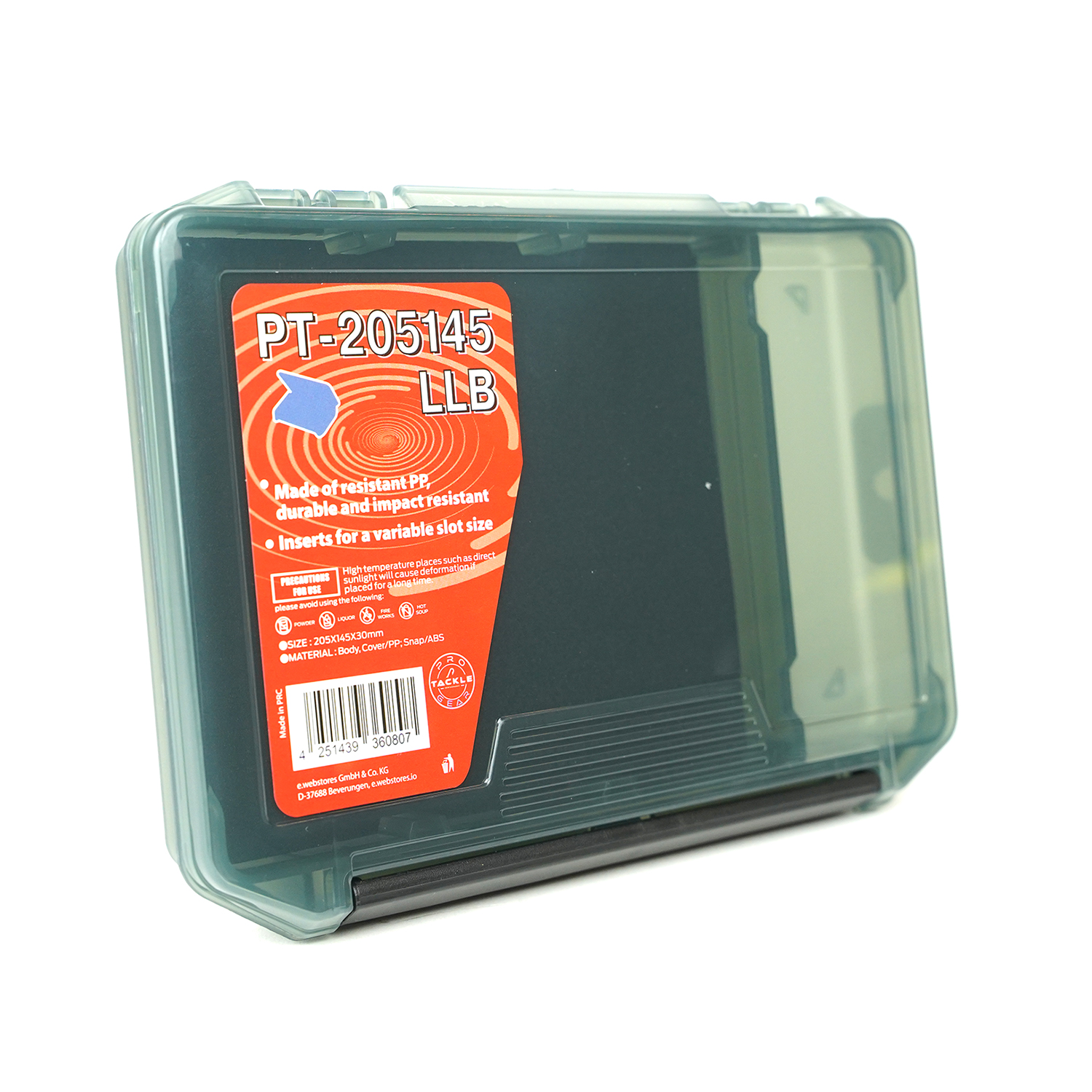 Eurocatch Pro-Tackle LureBox - Viskoffer - 20G Foam 20x15x3cm Grey 