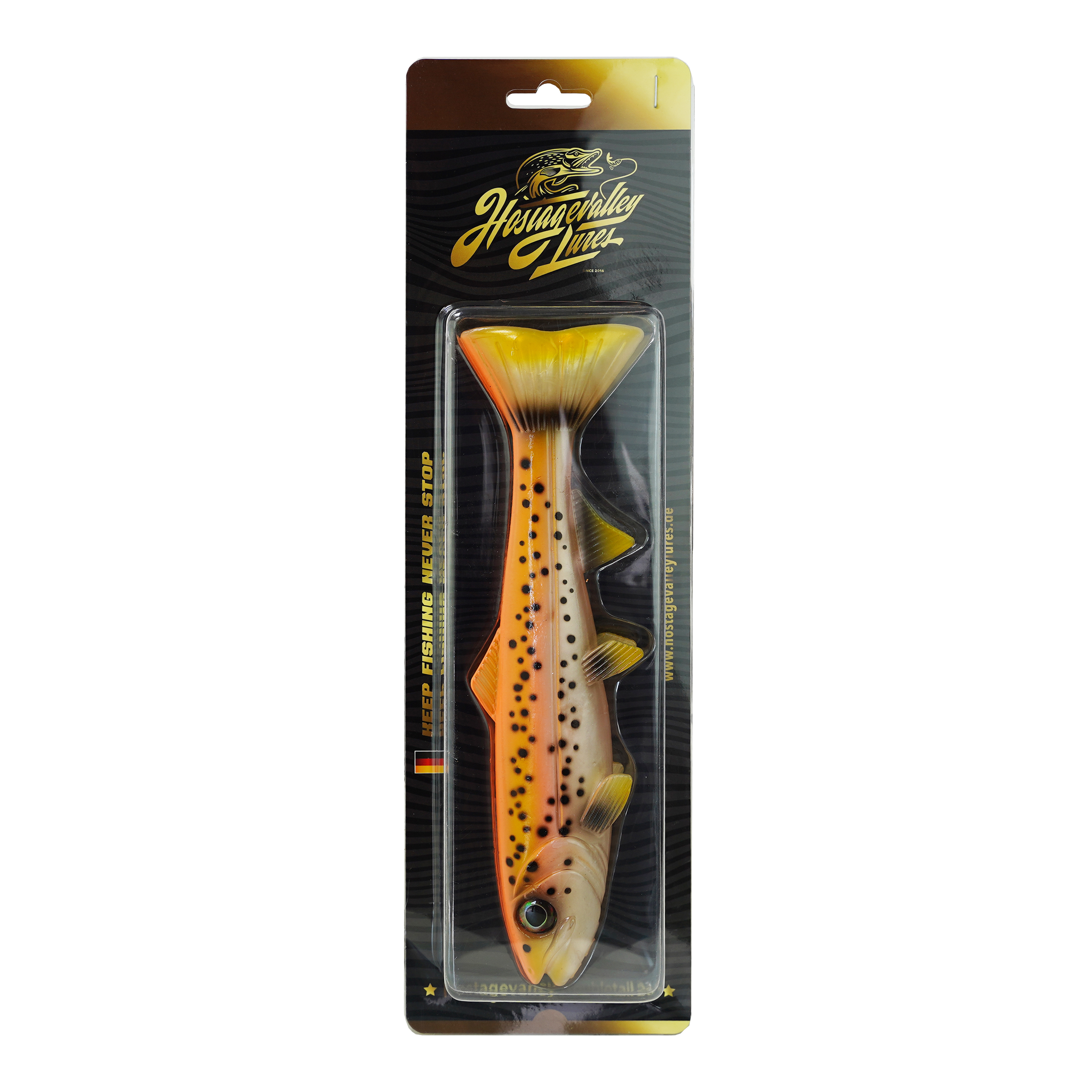 Hostagevalley Troubletail - Goldforelle - 18cm