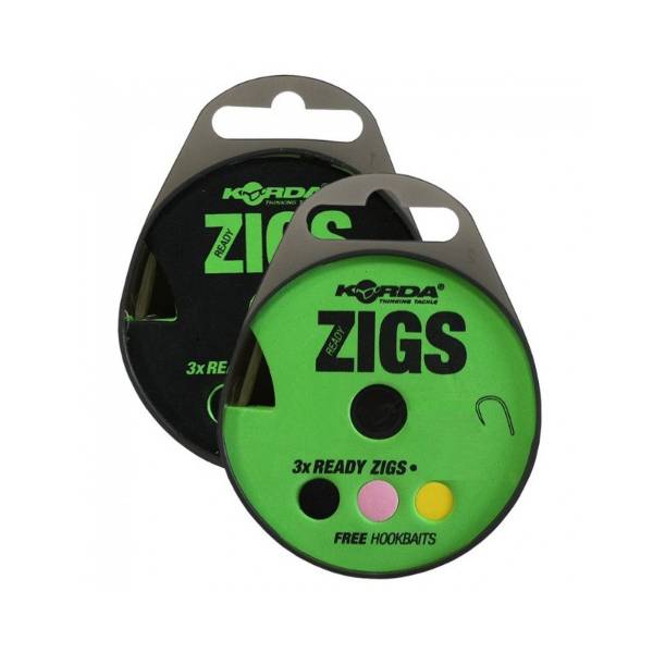 Korda Ready Zigs Barbless Size 10 360cm 3pcs