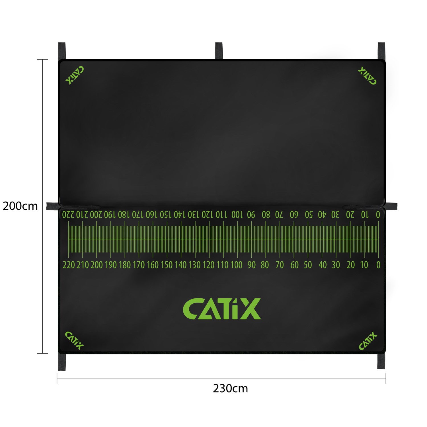 Catix Onthaakmat + Meetlat 230x200cm