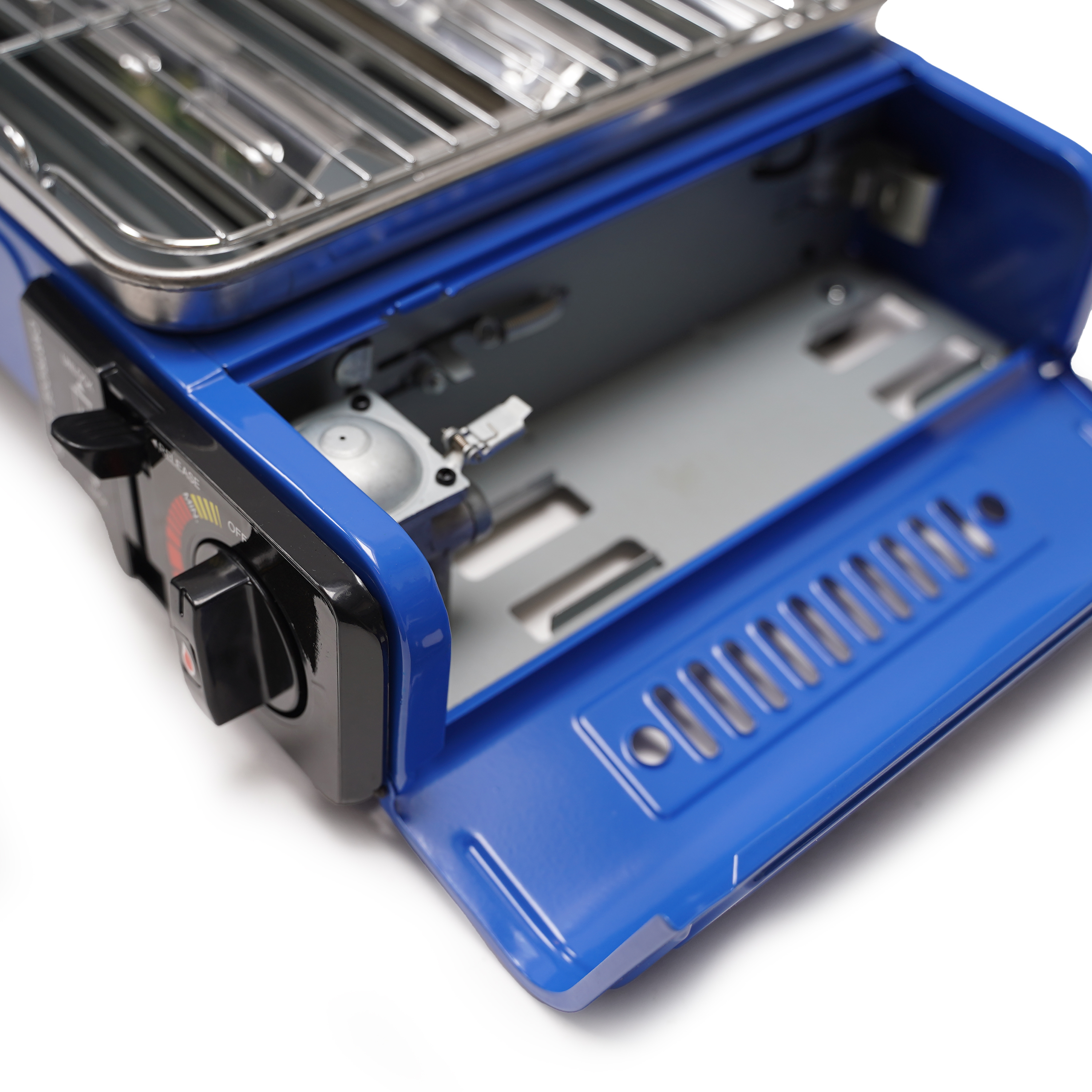 Eurocatch Butangas-Campinggrill Evergrill – Gasgrill – Campingkocher – Tischgrill – Tischgrill - incl 4 Gaskartuschen