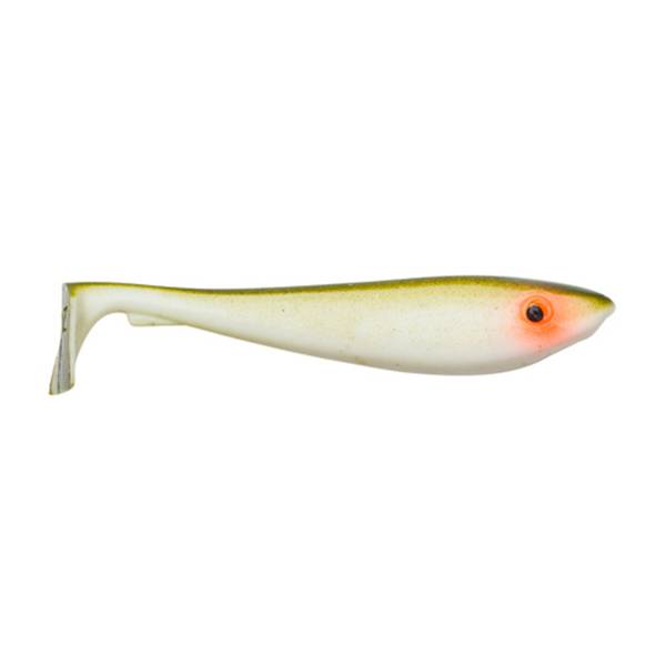 Abu Garcia Svartzonker Mc Rubber Shad | 9cm | Olivweiß | 8 Stk