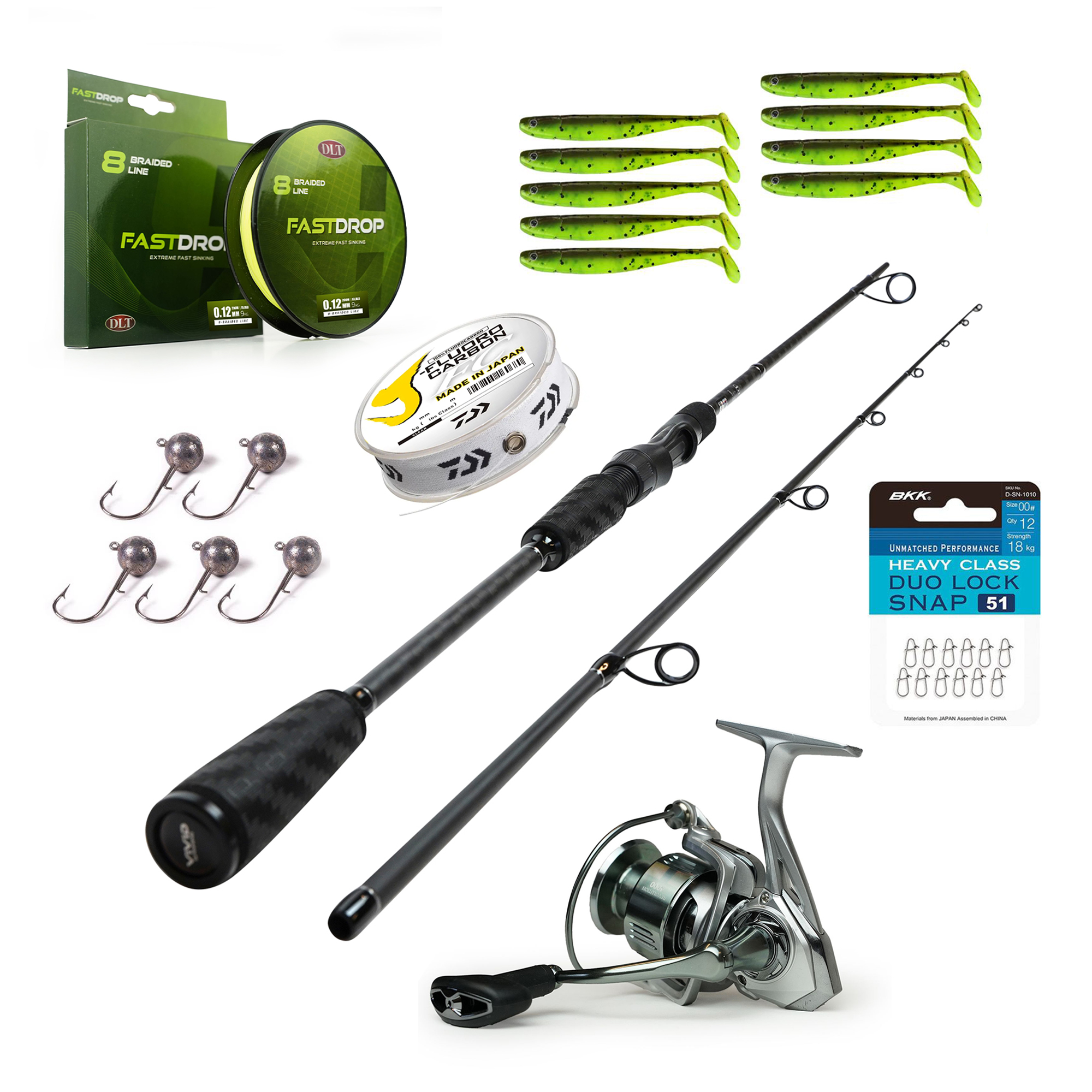 DLT Zander Jigging Set – Zusammengestellt von Camiel aus unserer Filiale in Lelystad