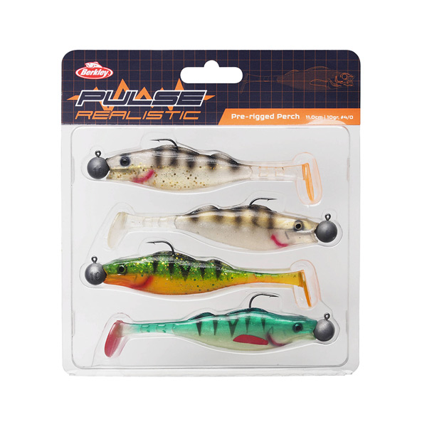 Berkley Pulse Realistisch | Barsch | 15cm | 4 Stück | Shad