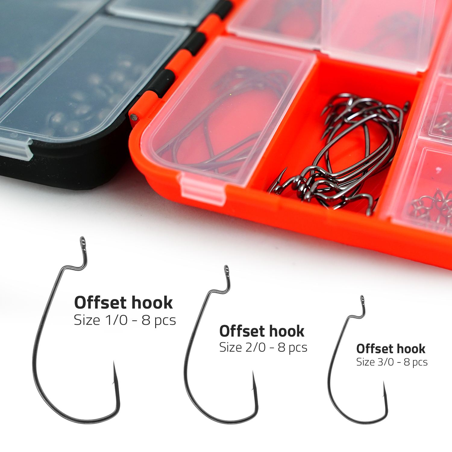 FishXpro Hook& Lead set 201-parts Incl. Tacklebox - Haak en Lood Visset