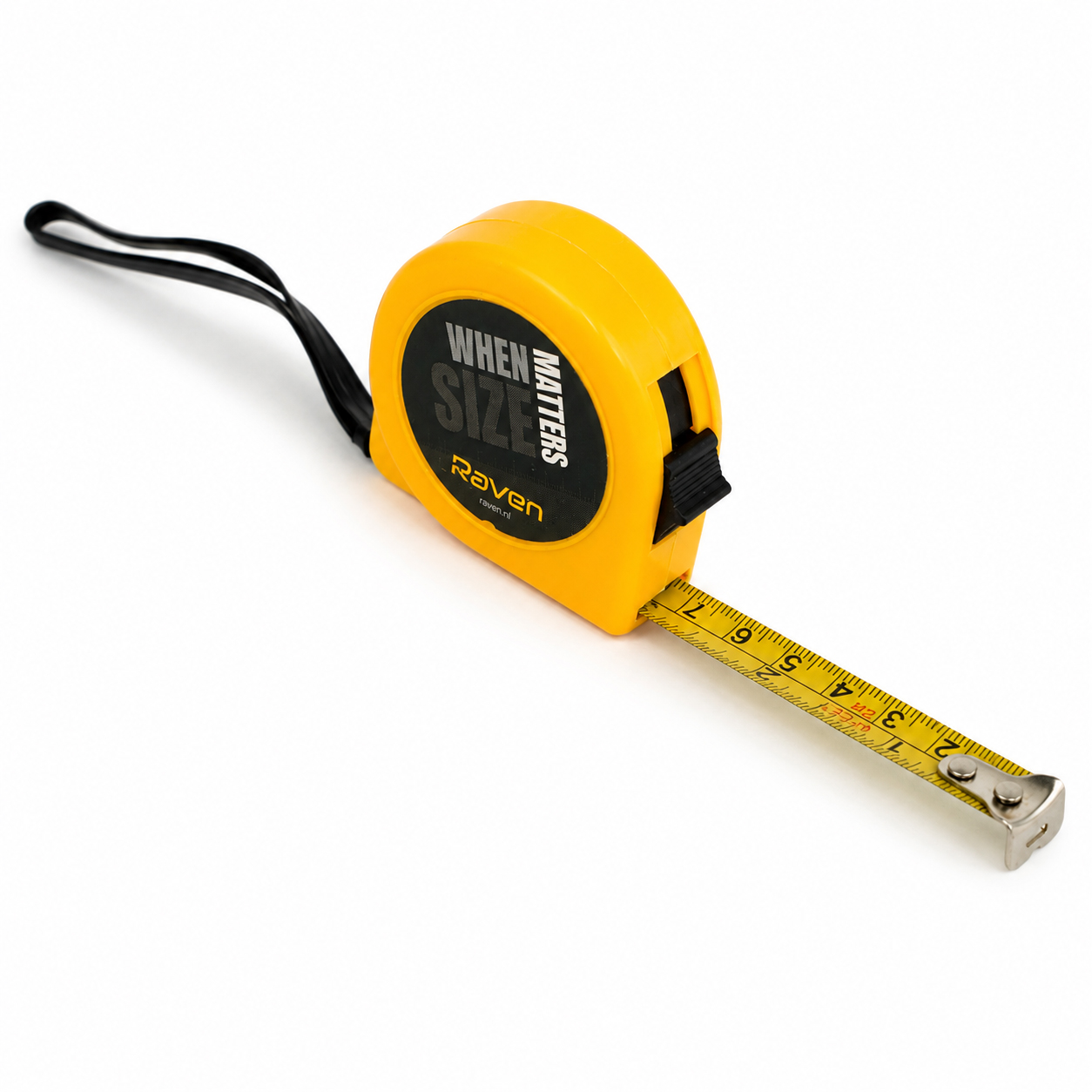 Raven tape measure - 2m - Yellow