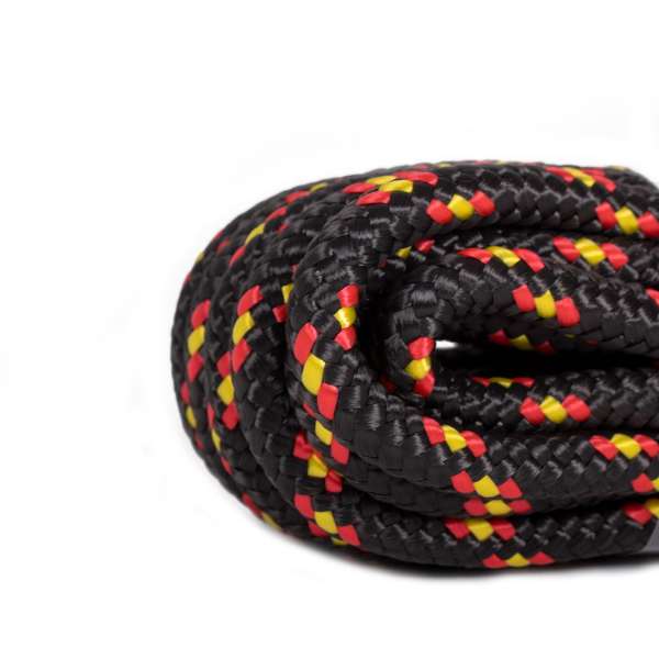 Traxis Polypropylenseil | Schwarz/Rot | 10mm | 10m