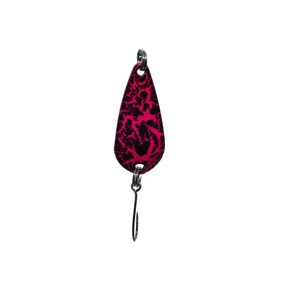 Troutlook Forellenkelle-Löffel | Pink/Schwarz Flash | 3,0g