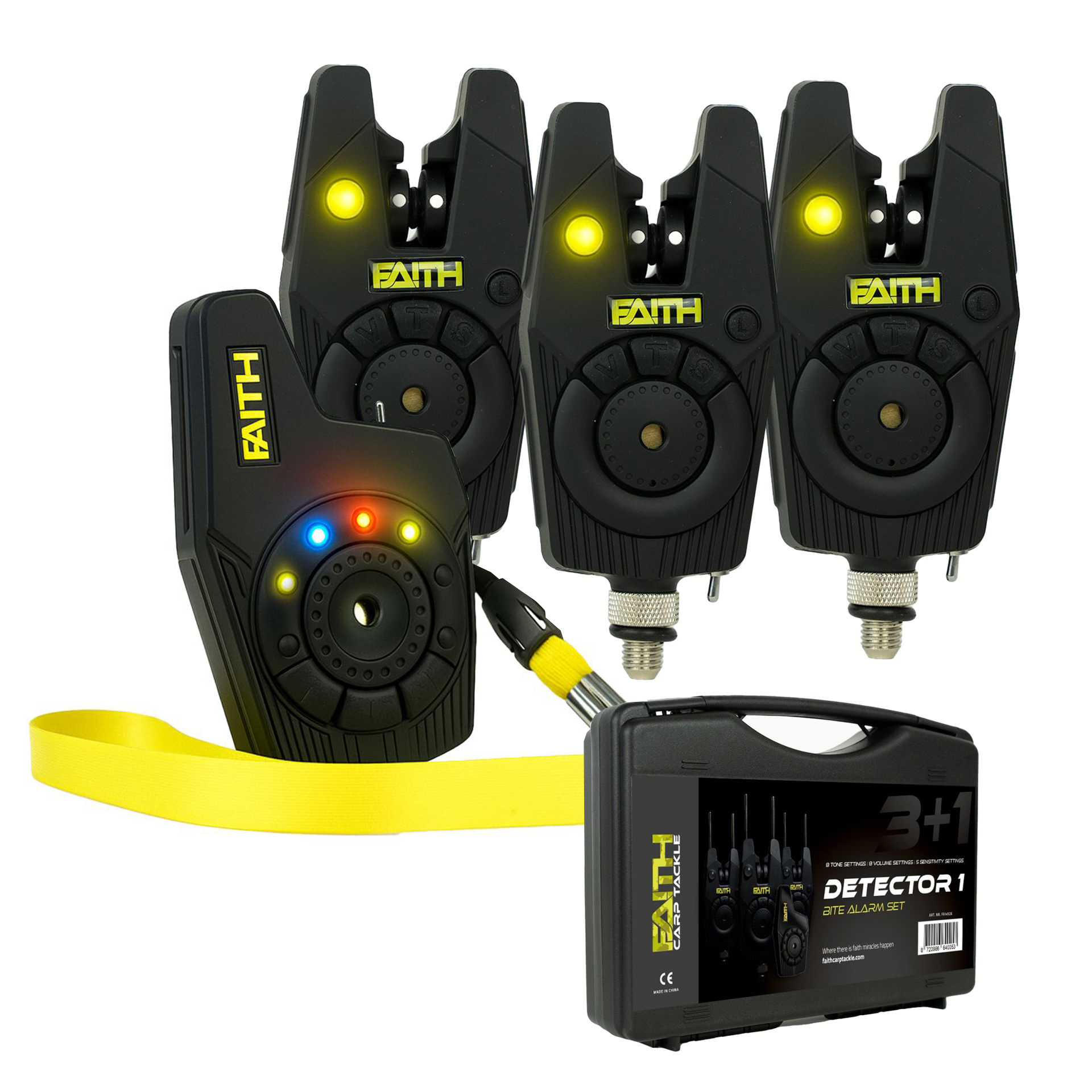  Faith Detector Bissanzeiger Set 3+1 | im Robusten Koffer