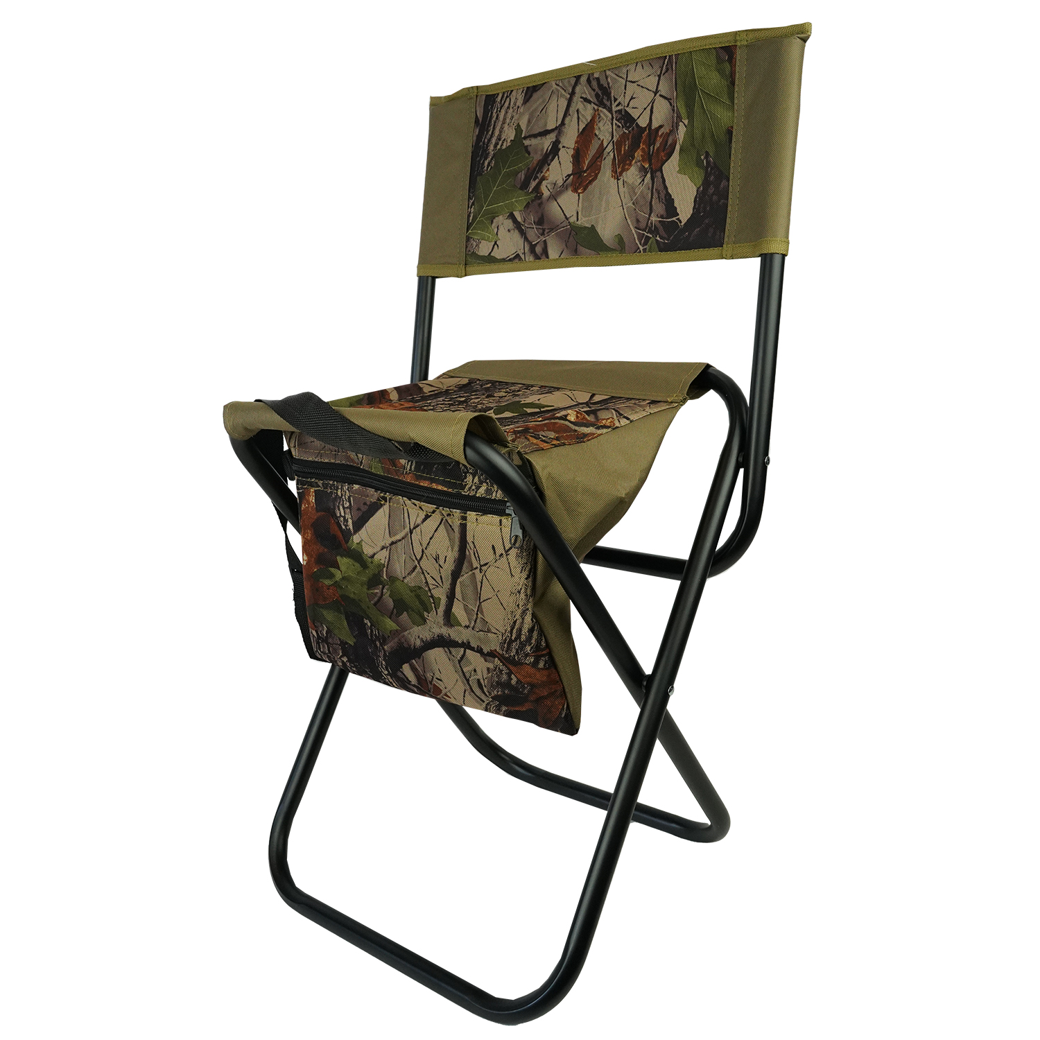 Eurocatch Klappstuhl - Mit Tassche und Ruckenlehne - Camouflage Eurocatch Klappstuhl - Mit Tassche und Ruckenlehne - Camouflage