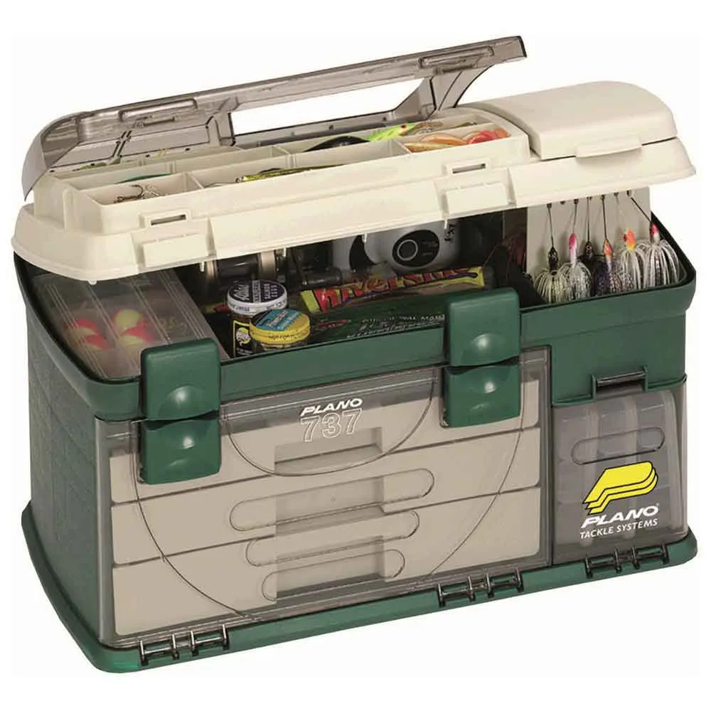 Plano 737002 Angelkoffer 3 Laden - 54x30x30 cm