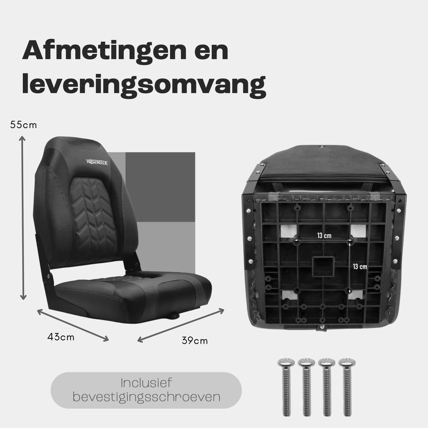 Waterside - Luxus High Back - Bootssitz - Douglas - Dark Series