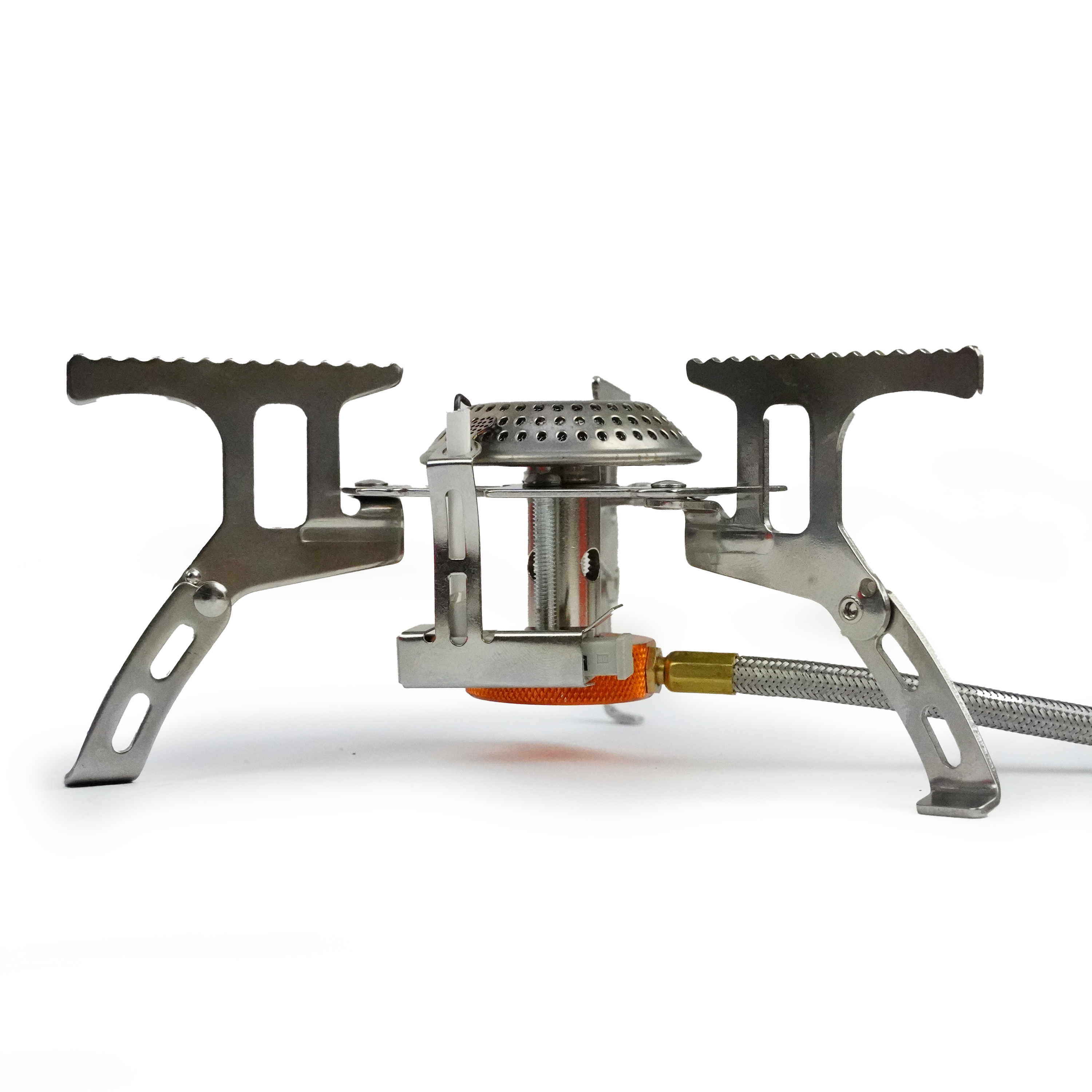 Eurocatch Faltbarer Gaskocher 2200W inkl Adapter - Camping Kocher mit Transportbox